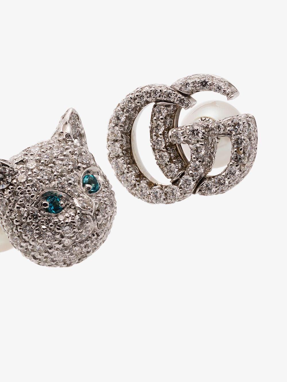 Gucci diamond studs new arrivals