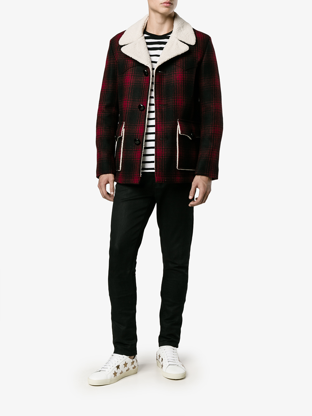 Saint Laurent Faux Shearling Buffalo 