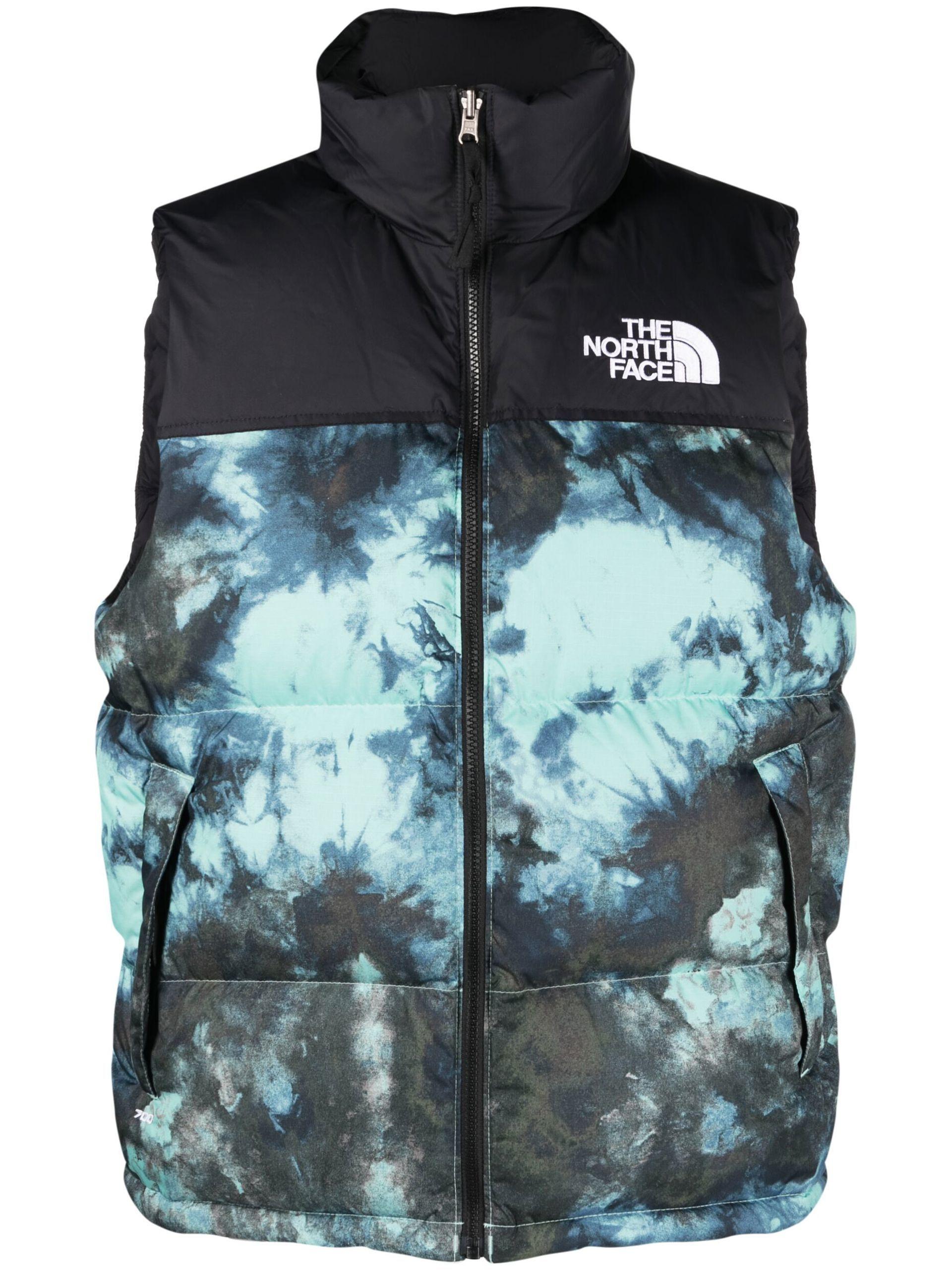 The North Face And Blue 1996 Retro Nuptse Padded Gilet for Men | Lyst