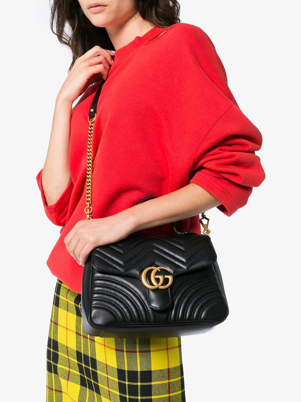 gucci small marmont top handle