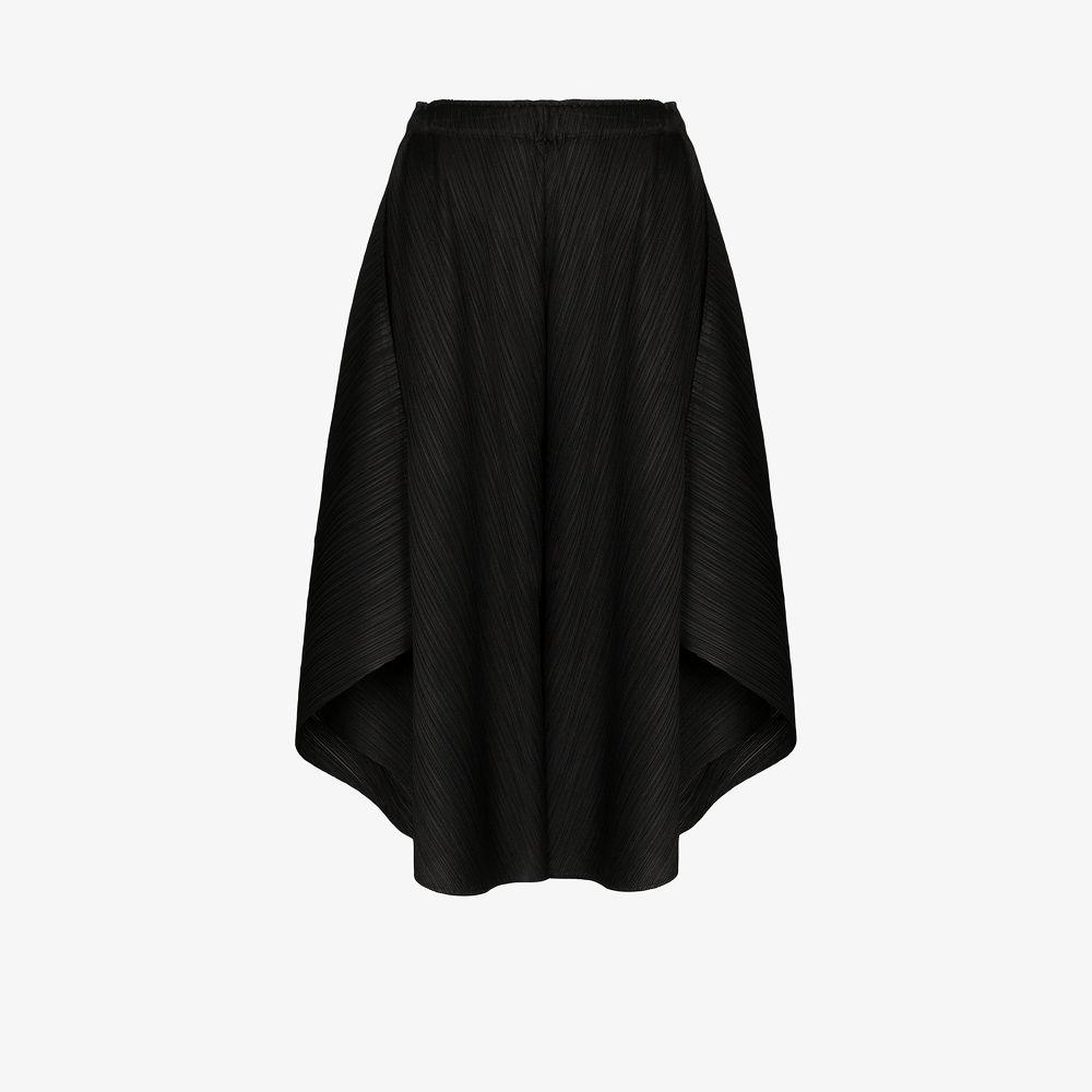 pleats please issey miyake plissé cropped trousers