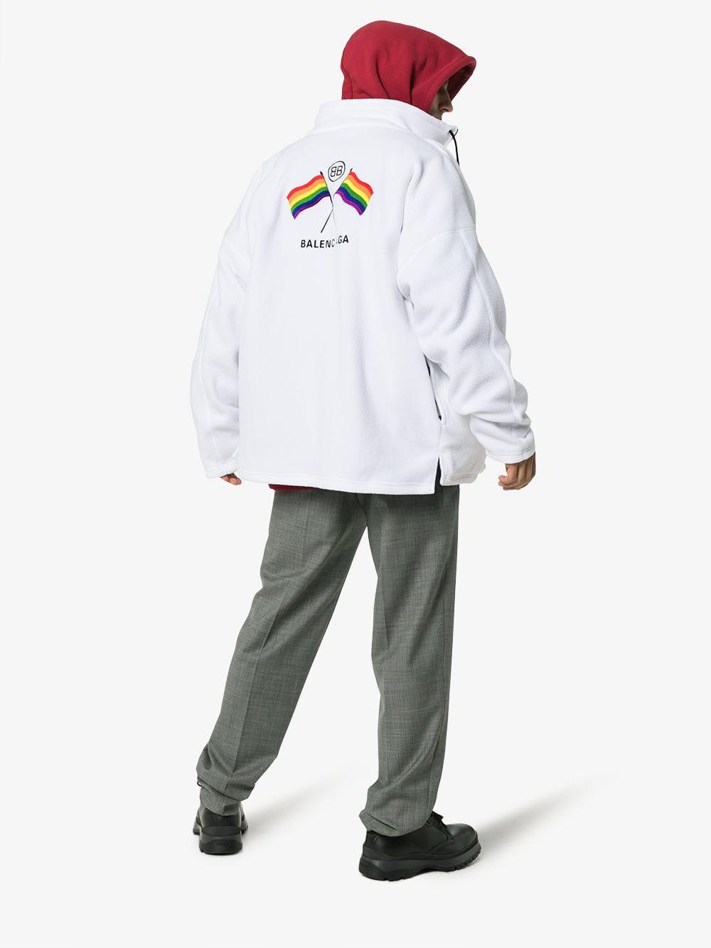 balenciaga pride hoodie