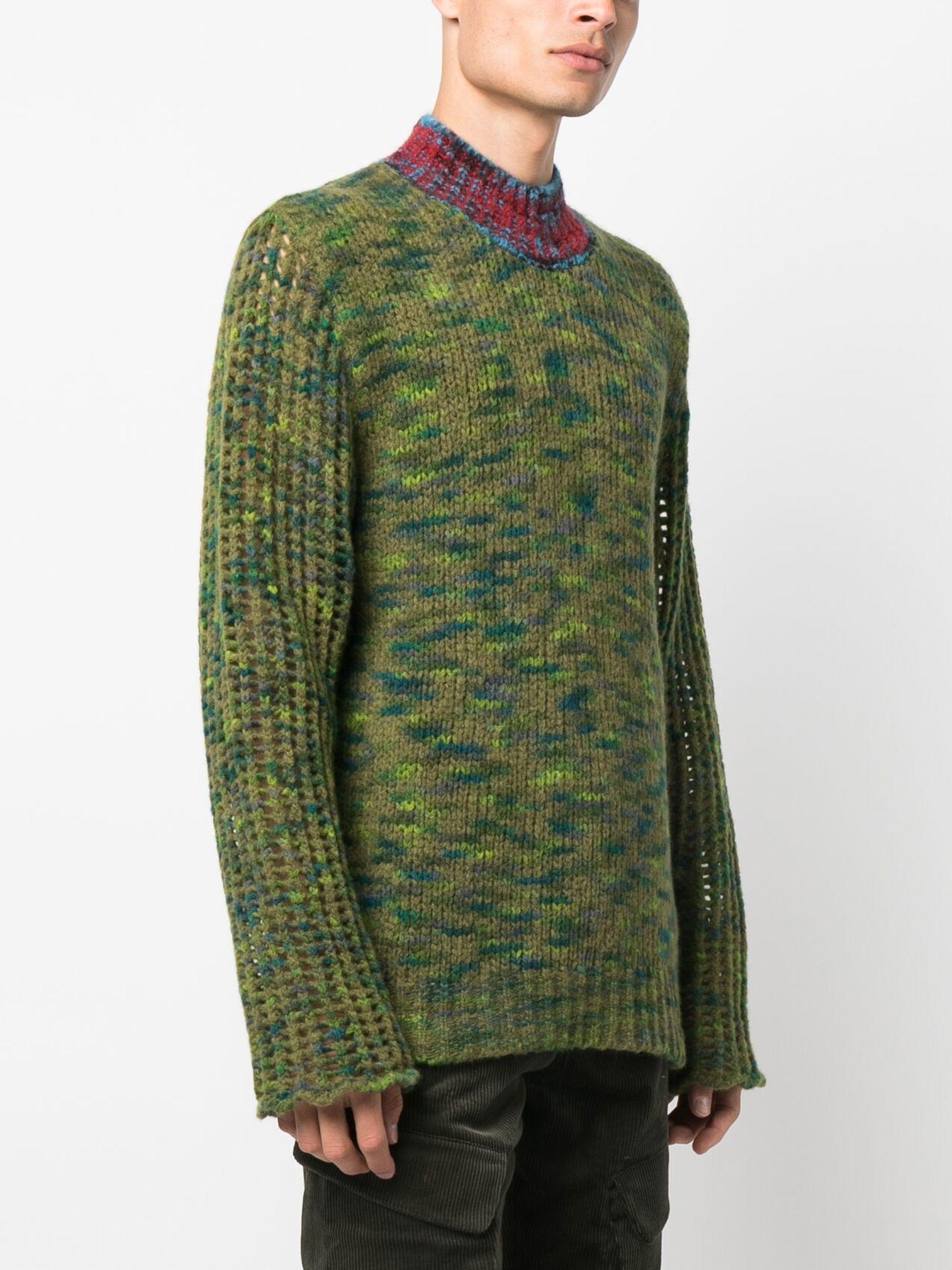 NAMACHEKO Orou Knitted Sweater in Green for Men | Lyst