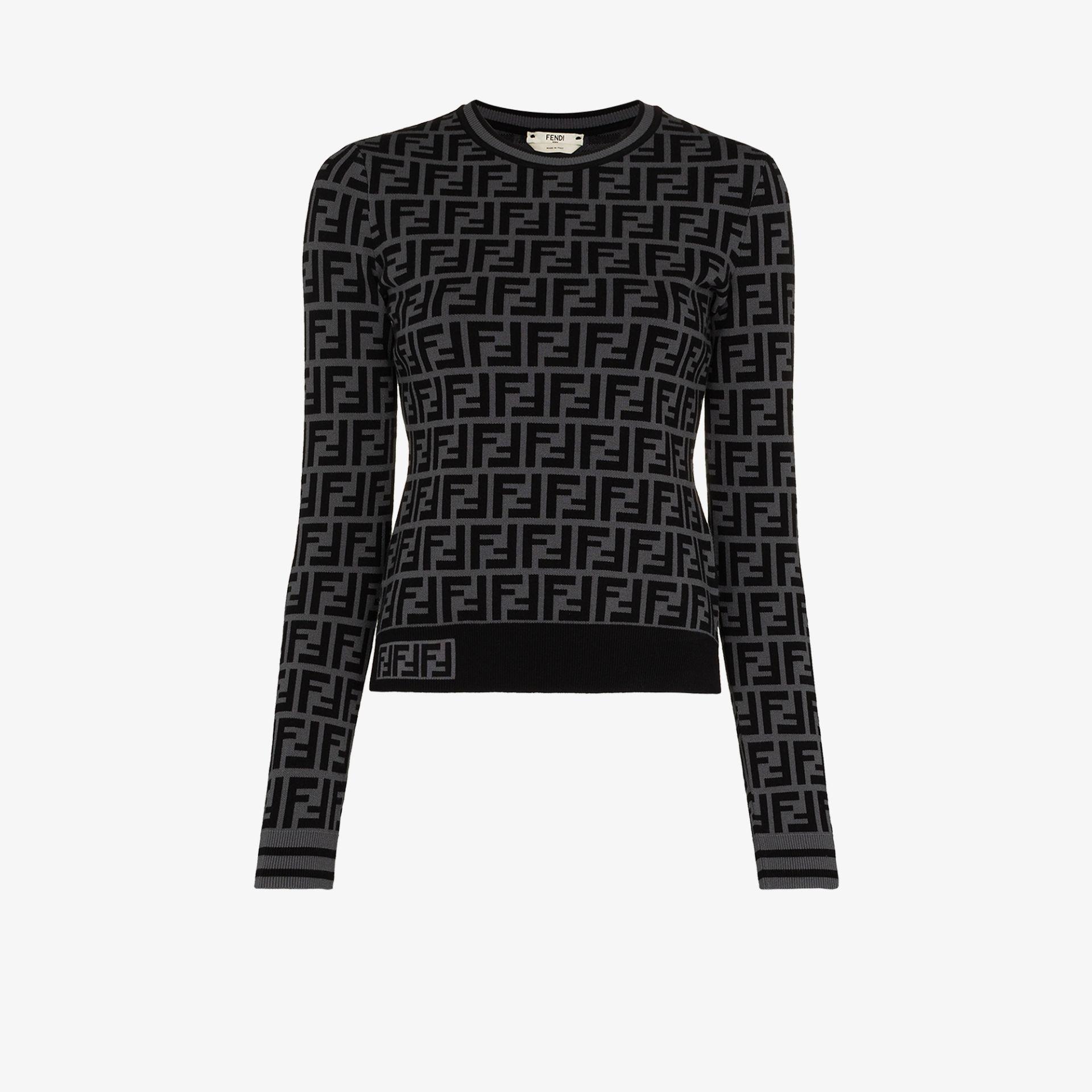 fendi grey sweater