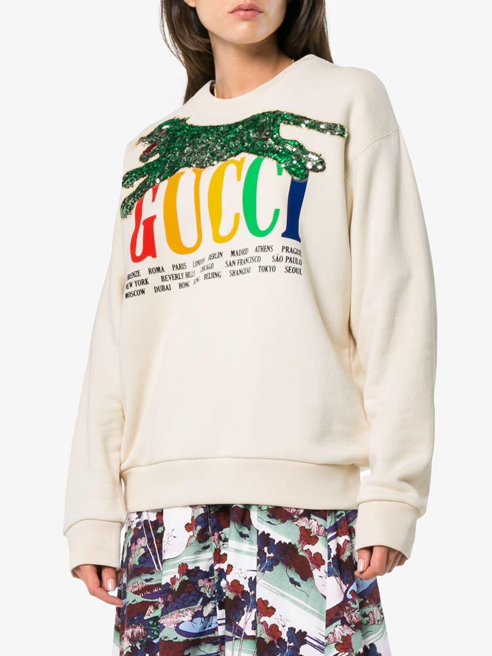 Gucci Cotton Cities Sweatshirt With 