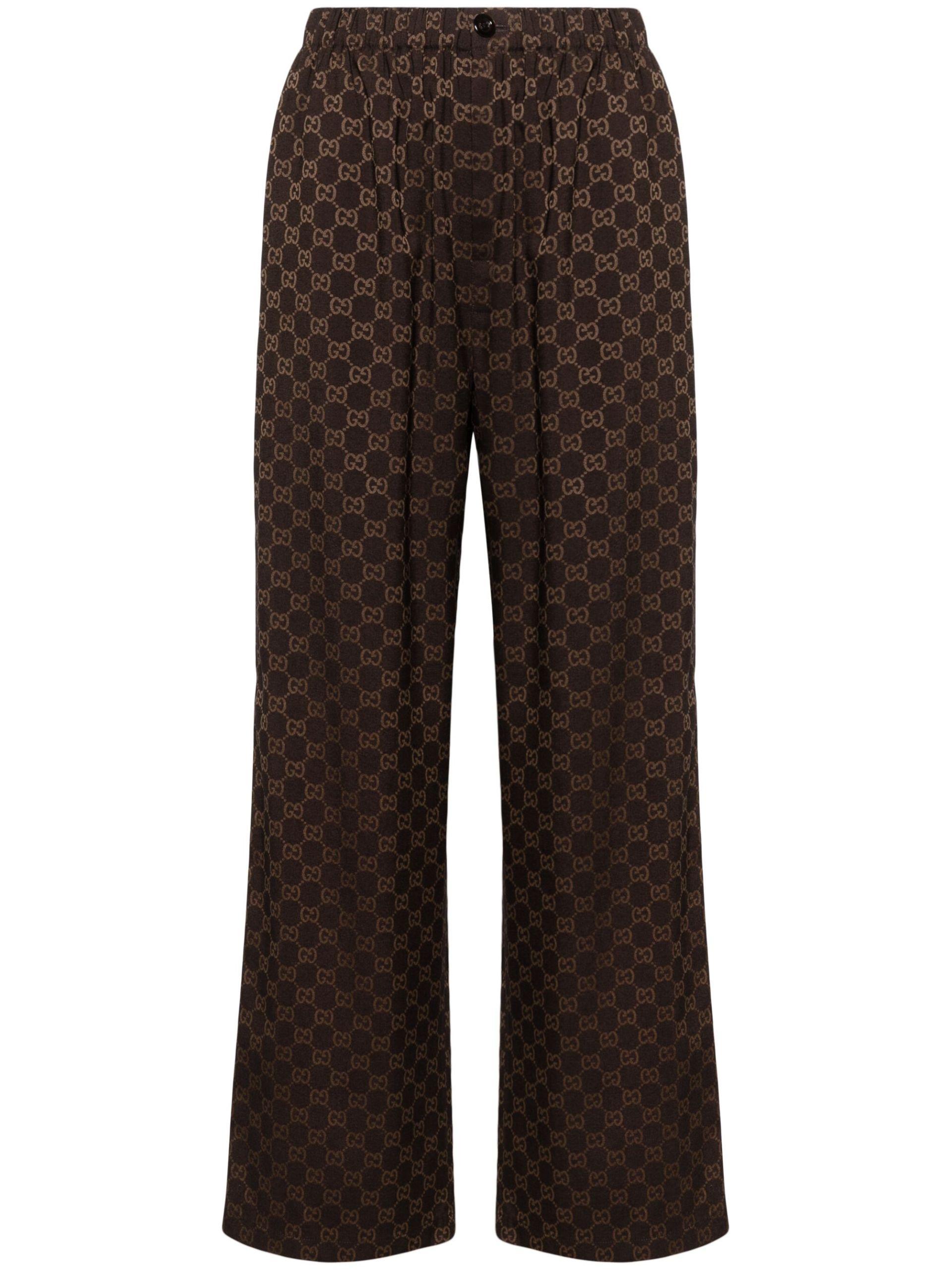 Gucci Wide Leg Trousers - Cereal | Editorialist