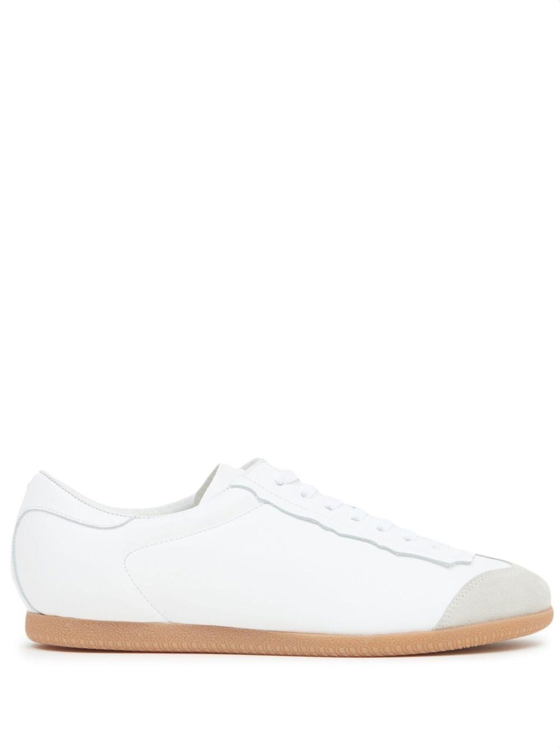 Maison Margiela Logo Shoes in White for Men | Lyst