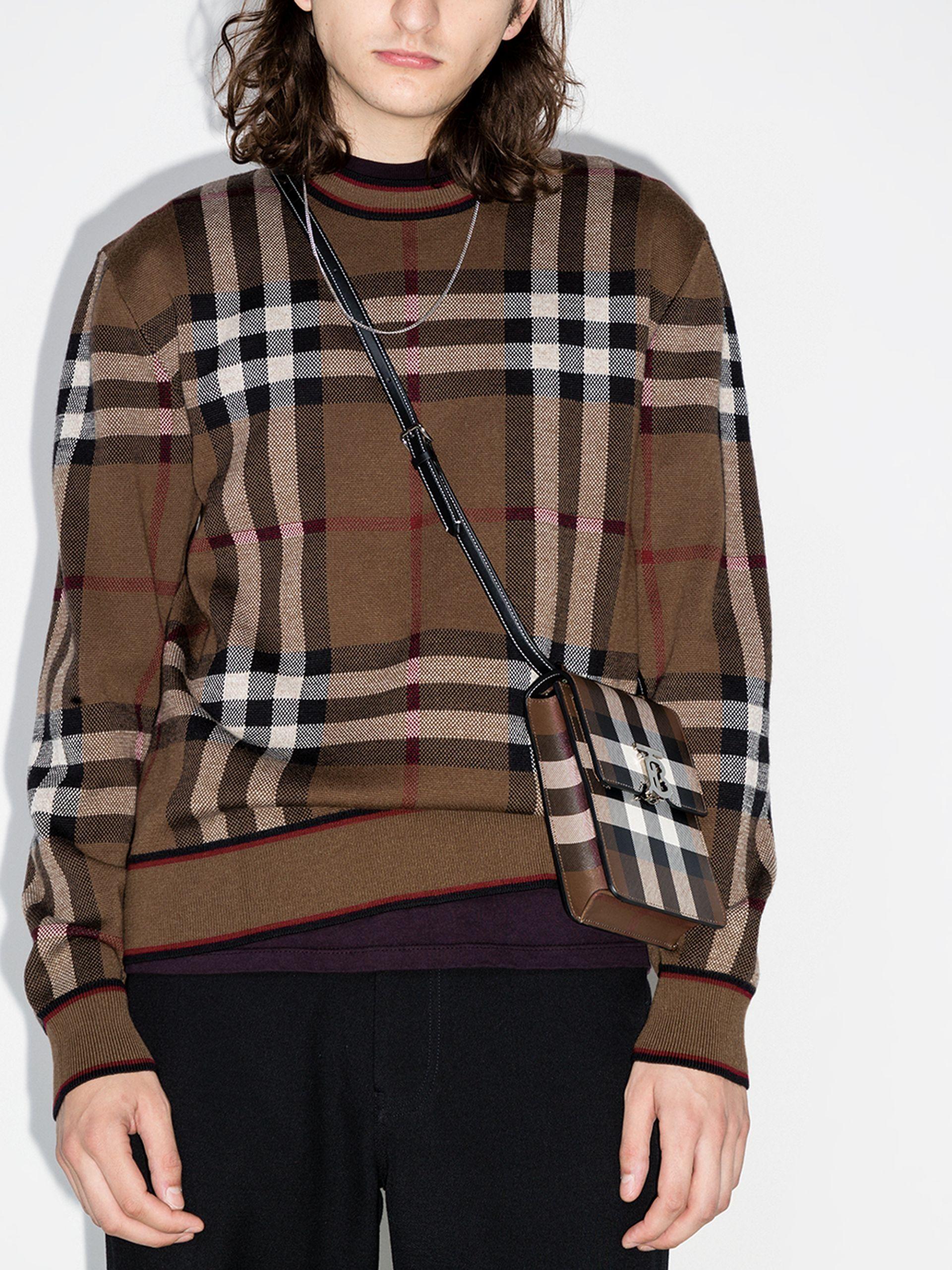 burberry check sweater
