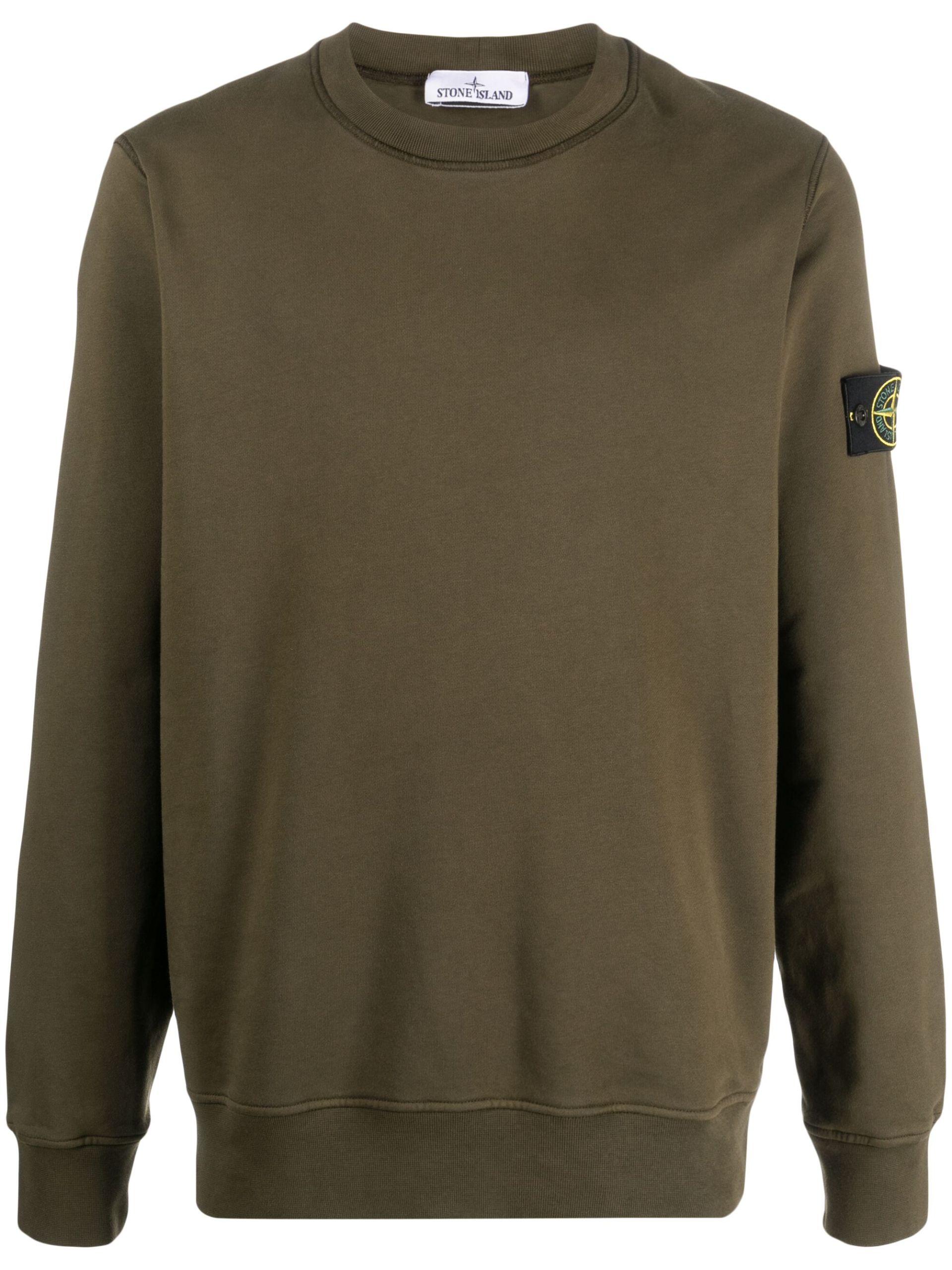 Stone Island Tone Island Crewneck Sweatshirt In Cotton Fleece in Green for  Men | Lyst