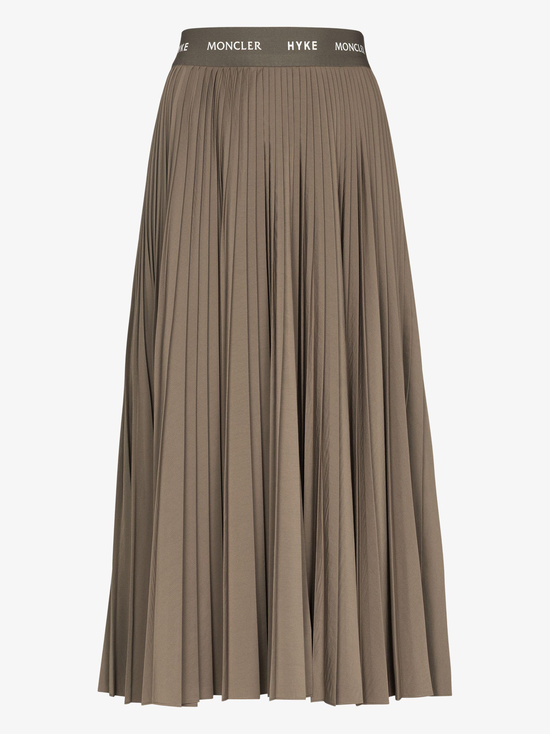 Moncler Genius Synthetic 4 Moncler Hyke Pleated Midi Skirt in 