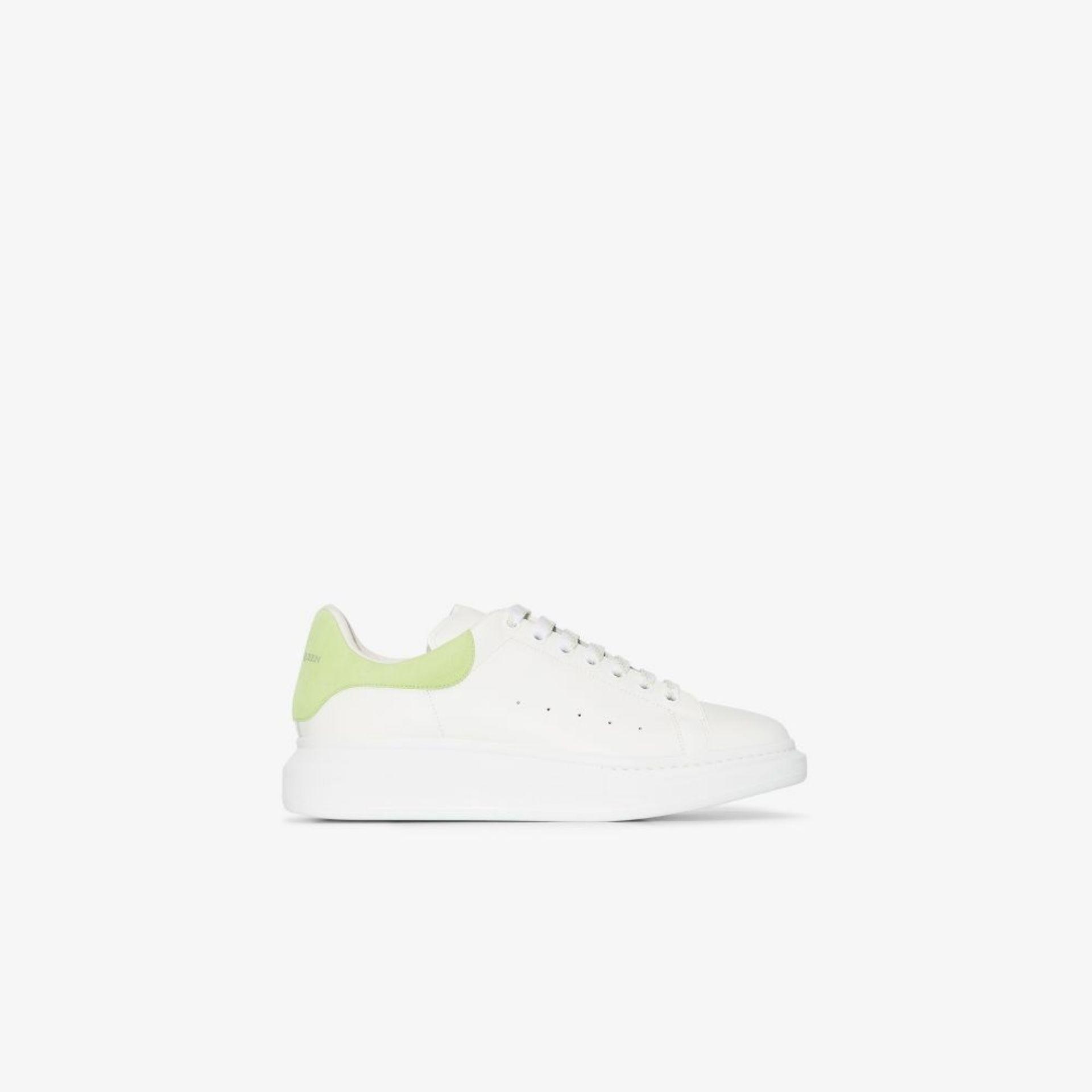 Alexander McQueen And Green Oversized Sneakers in White for Men | Lyst