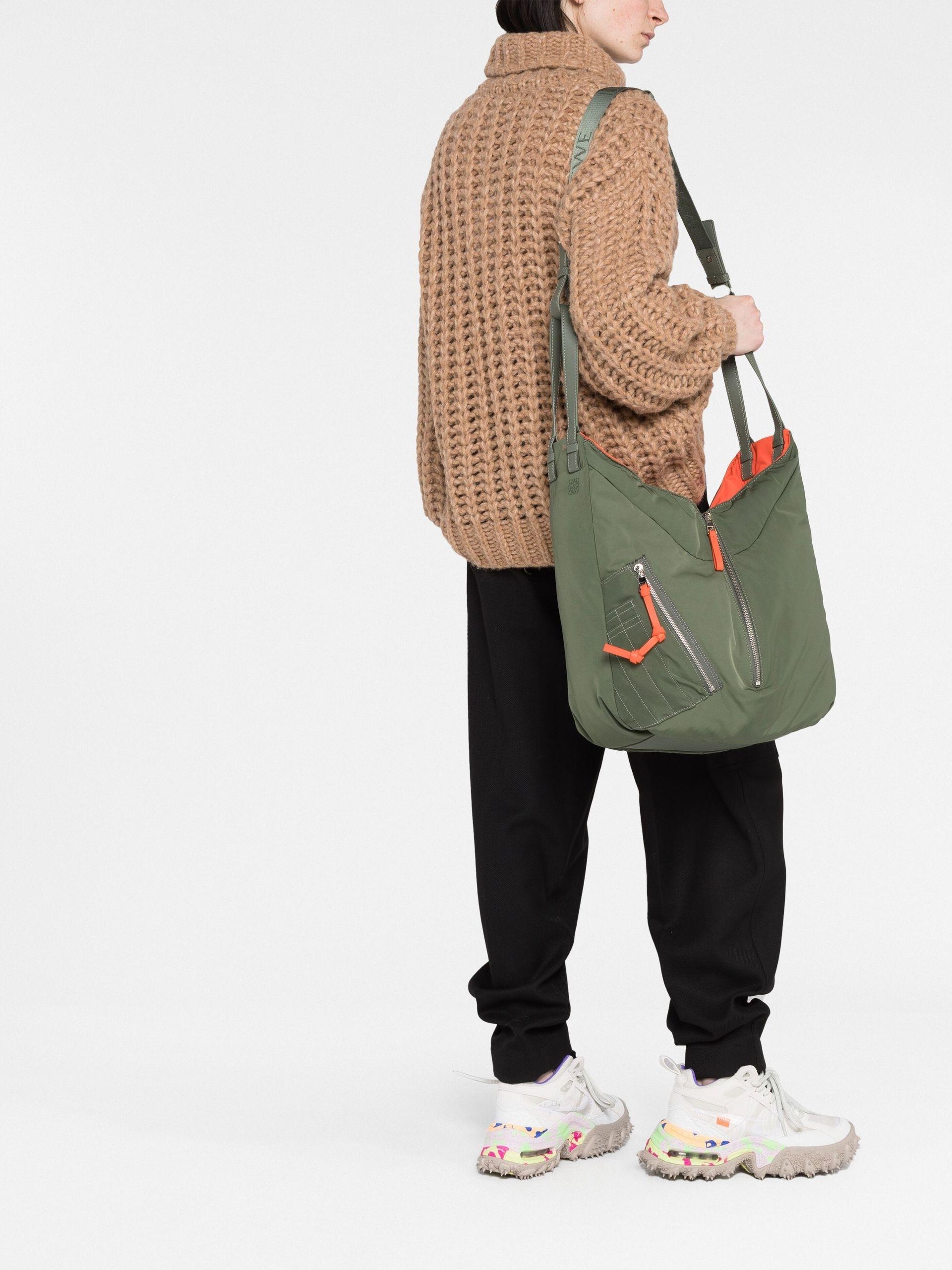 Loewe Hammock Reversible Tote Bag in Green