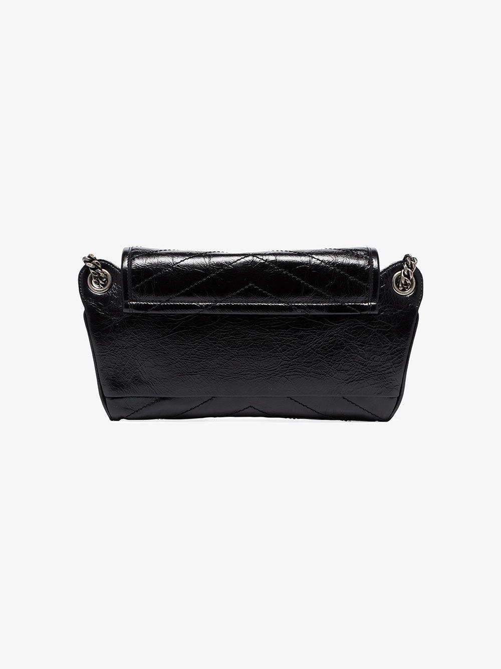 Saint Laurent - Niki Black Quilted Leather Shoulder/Belt Bag