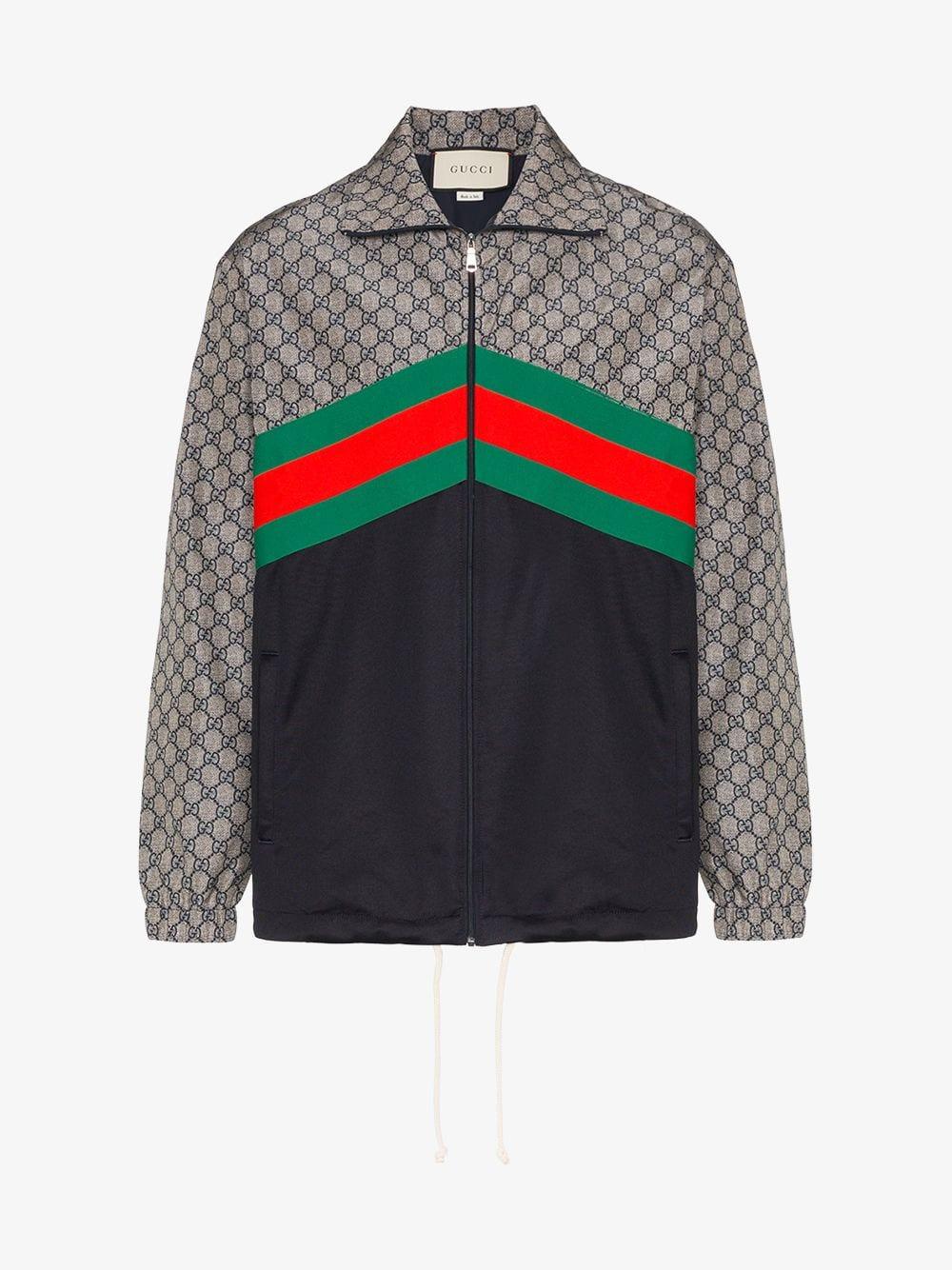 Gucci Synthetic Gg Track Jacket for Men | Lyst