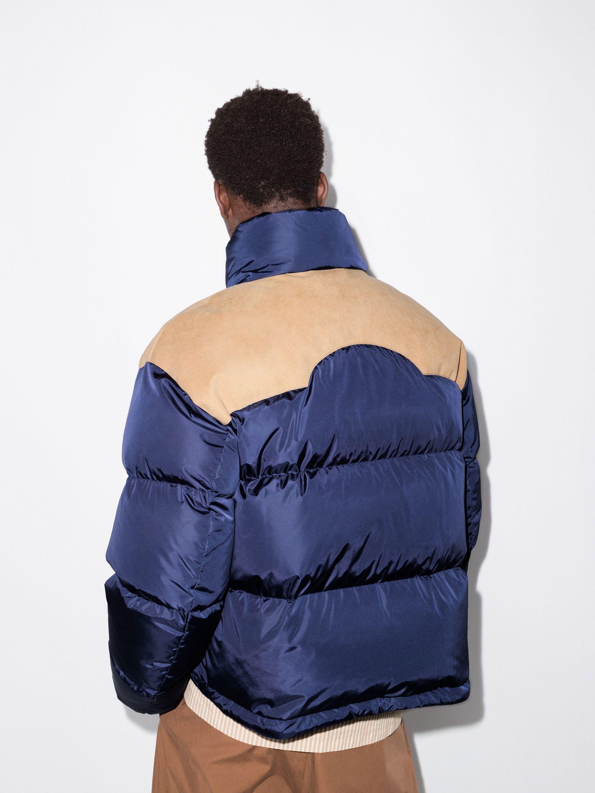 8 Moncler Palm Angels Kelsey down-filled jacket in blue - Moncler Genius
