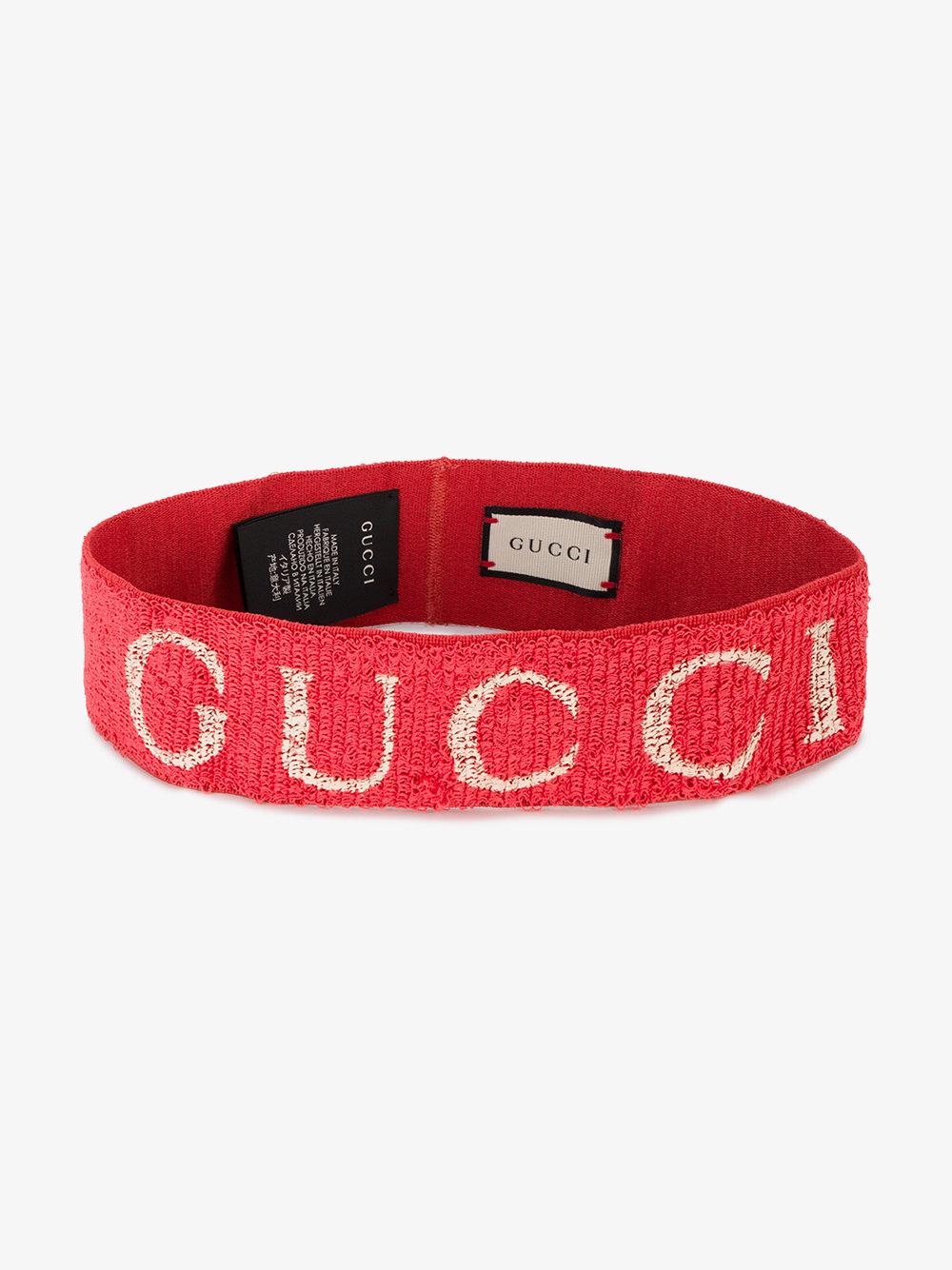 black and red gucci headband