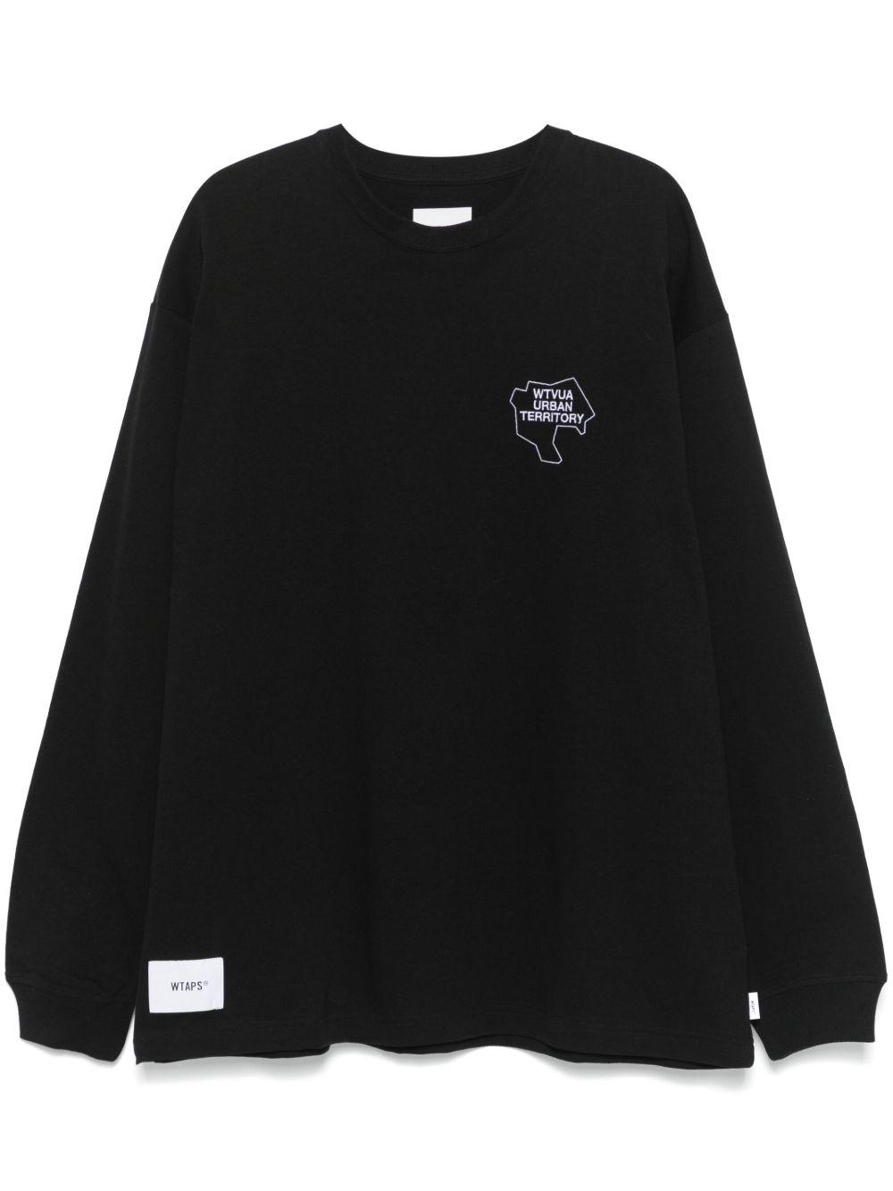 WTAPS LONG SLEEVE BLACK Mサイズ 242ATDT-CSM09-BK_sivasdescalzo
