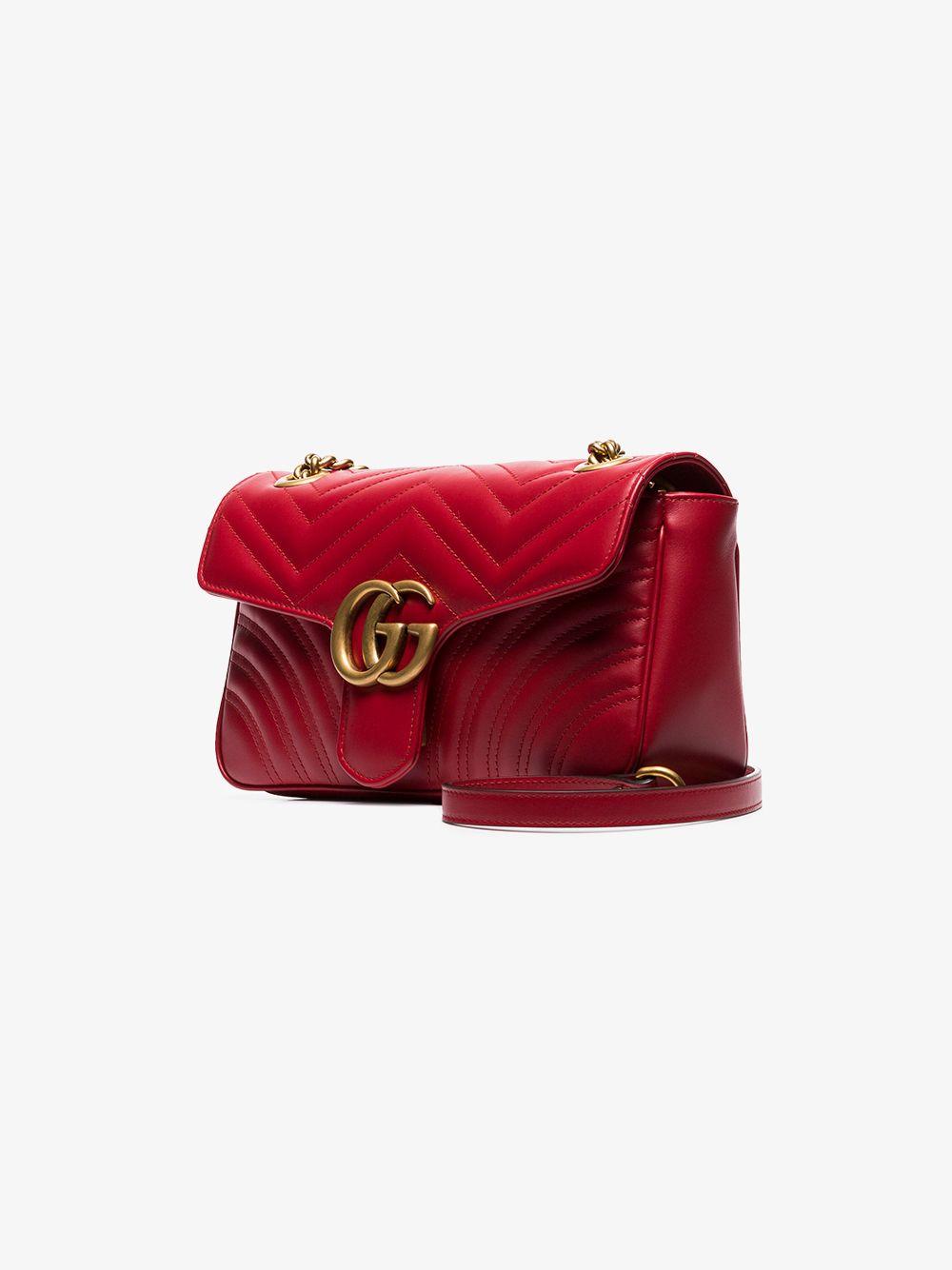 gucci bag marmont red