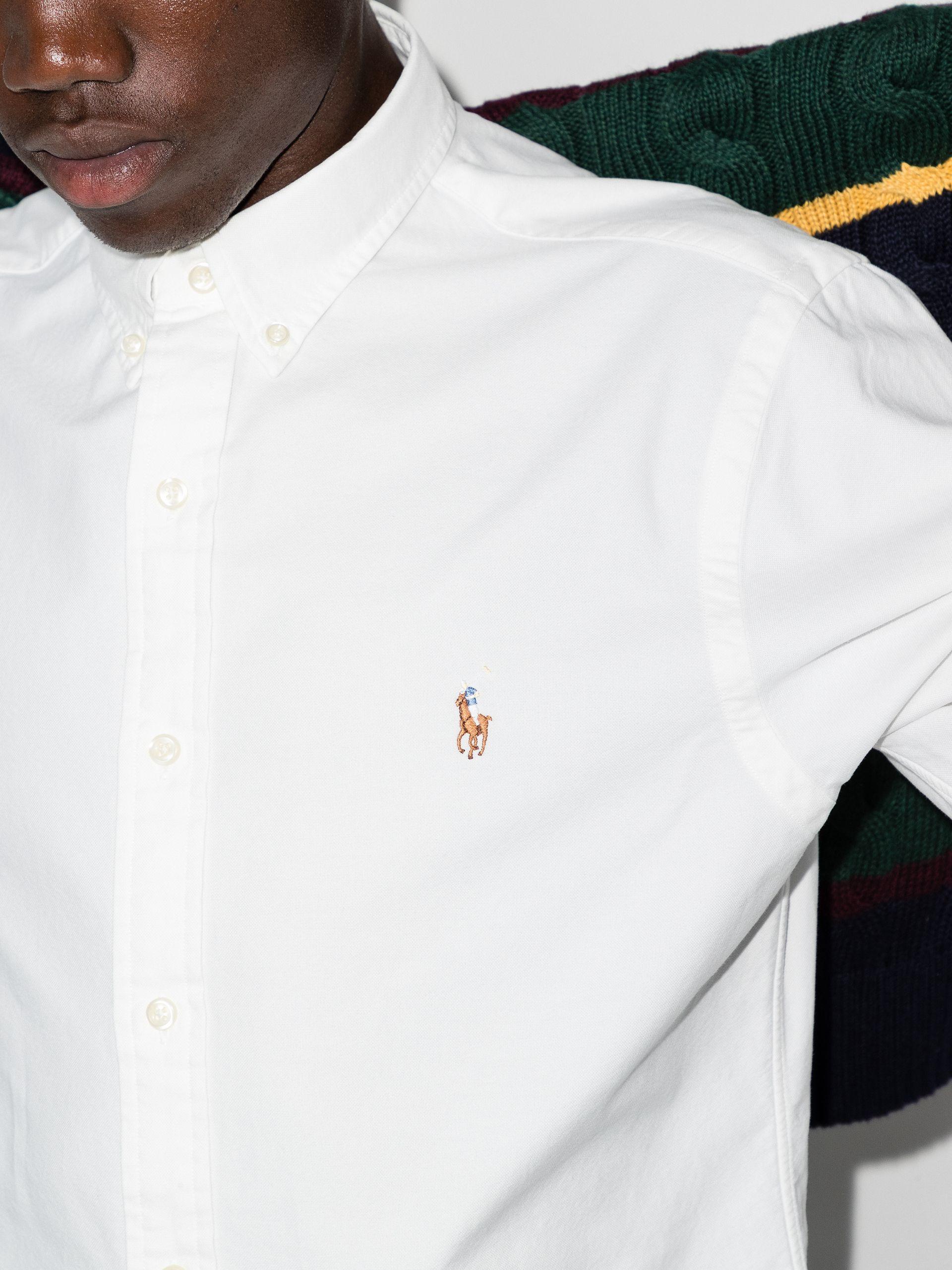 Polo Ralph Linen Shirt White for Men |