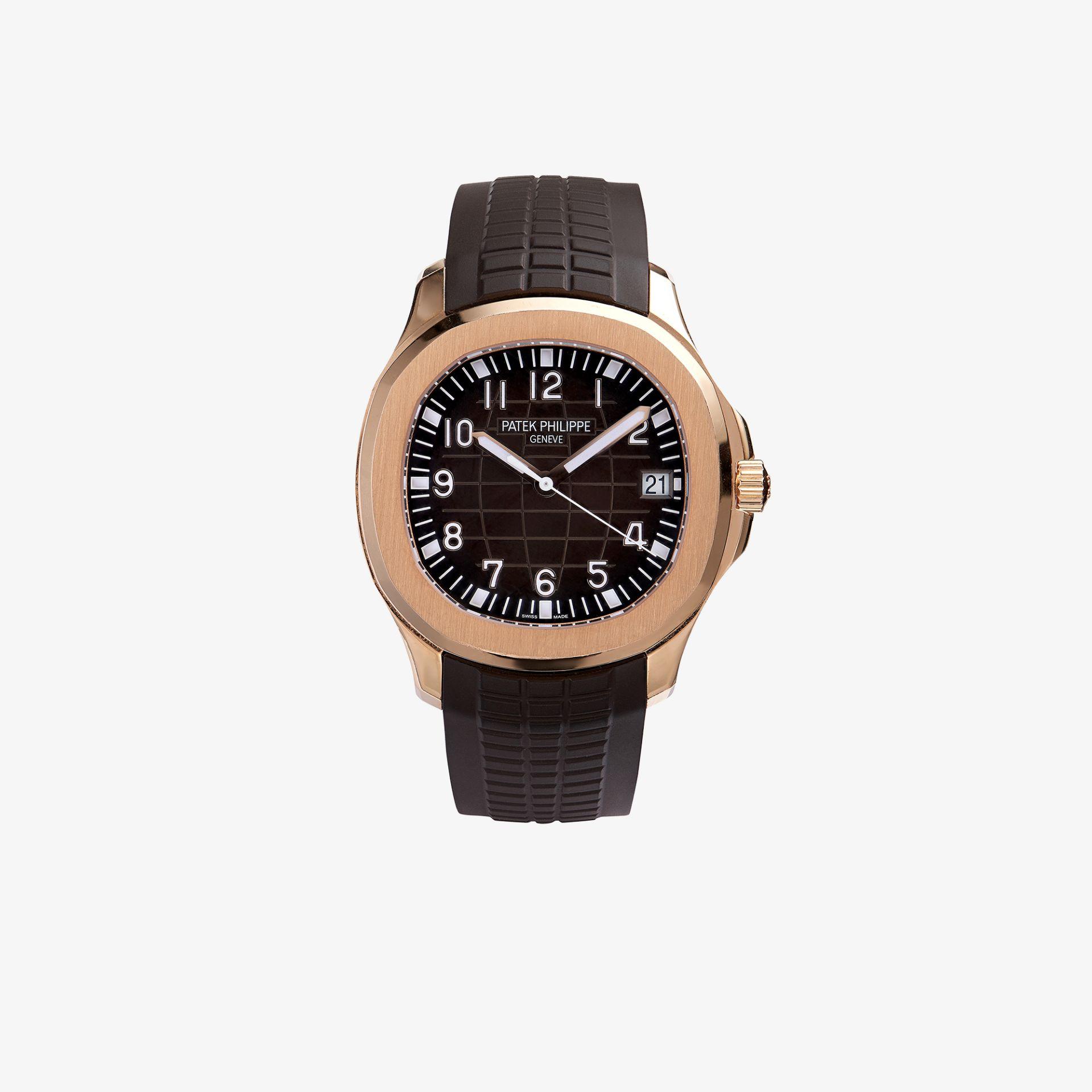 Patek Philippe 19 Pre Owned Aquanaut Watch In Brown For Men Lyst