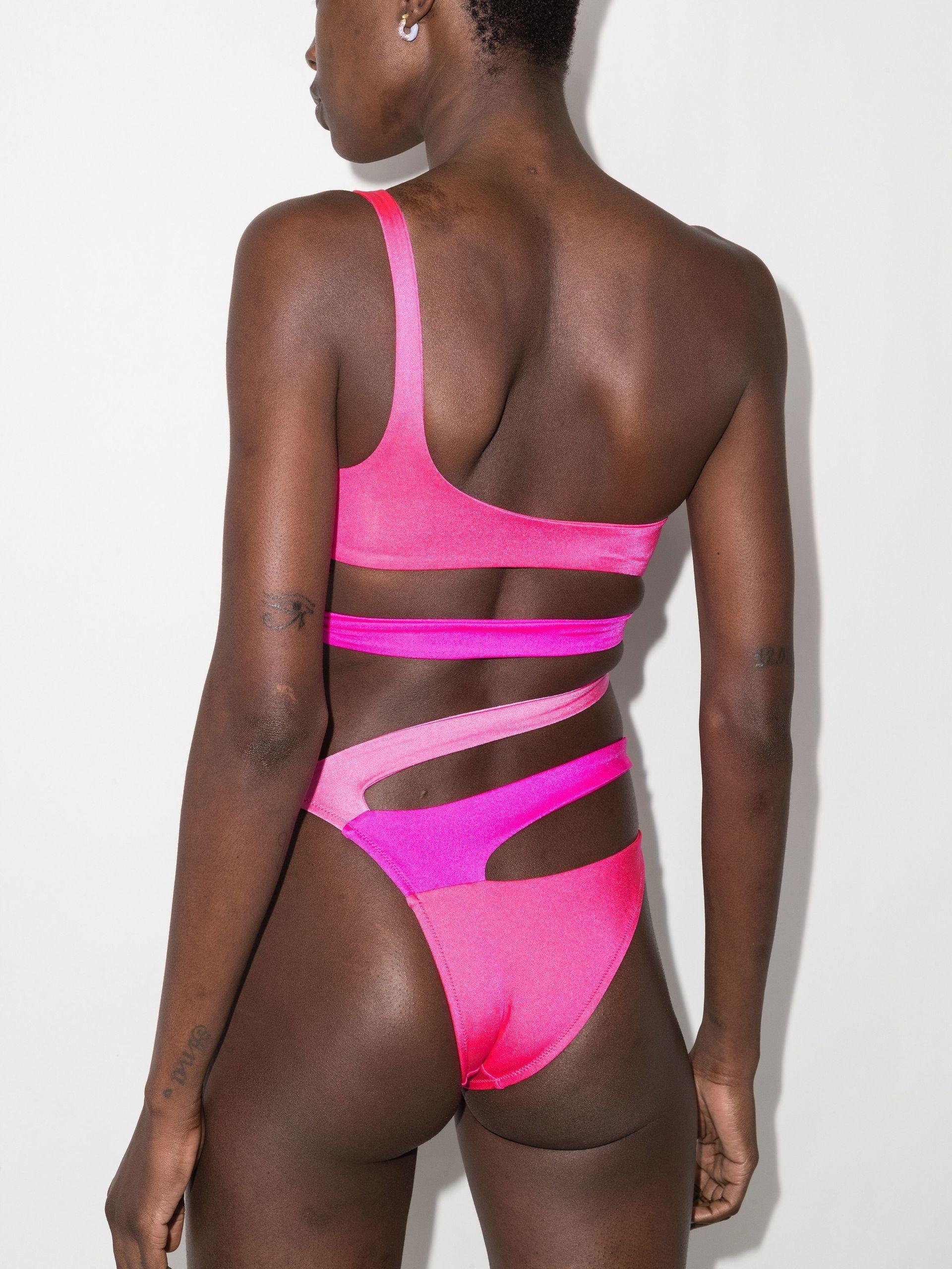 Agent Provocateur Lexxi Cutout Swimsuit in Pink | Lyst