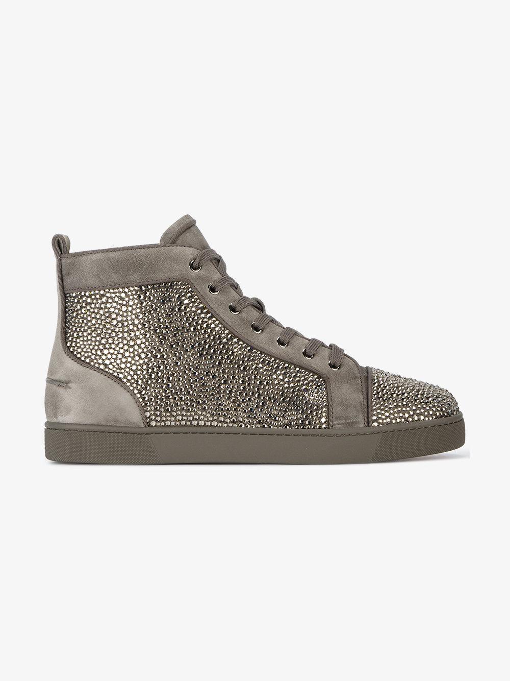 louboutin crystal sneakers
