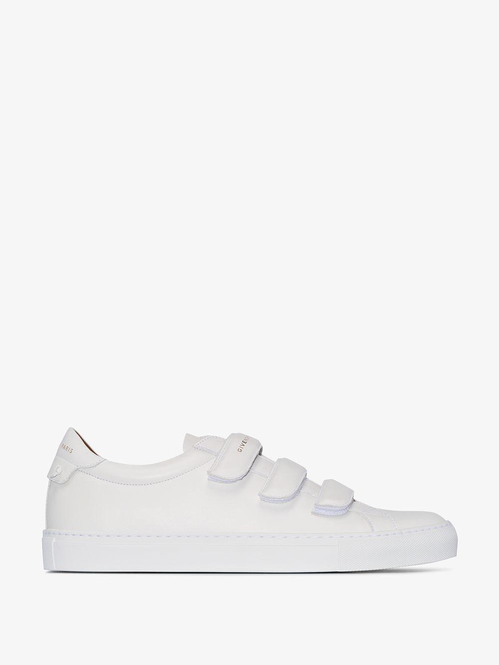 Givenchy Leather Urban Street Velcro Strap Sneakers in White for Men ...