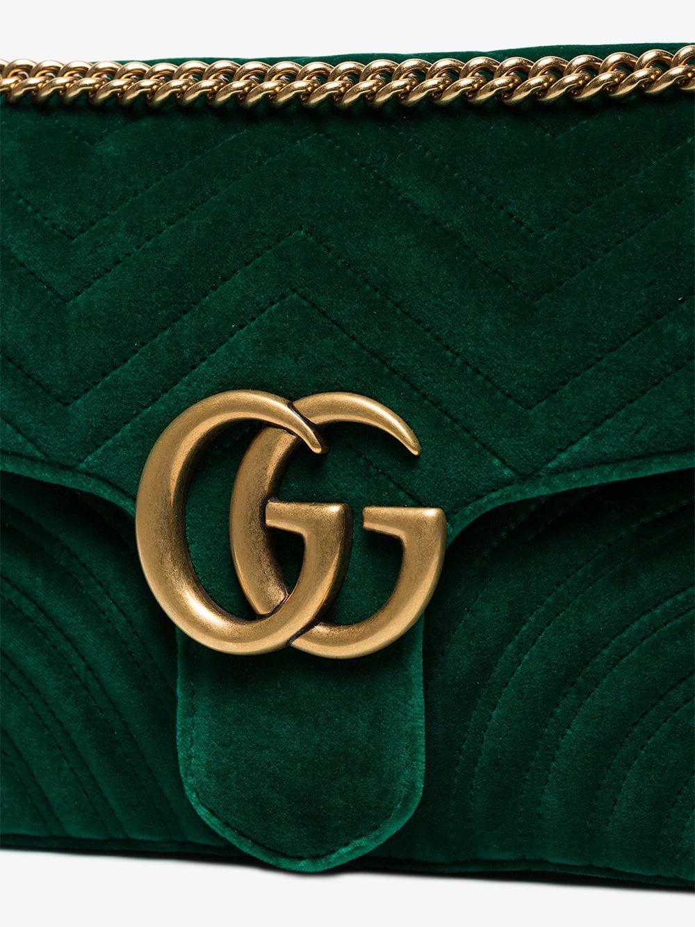 Green velvet clearance gucci bag