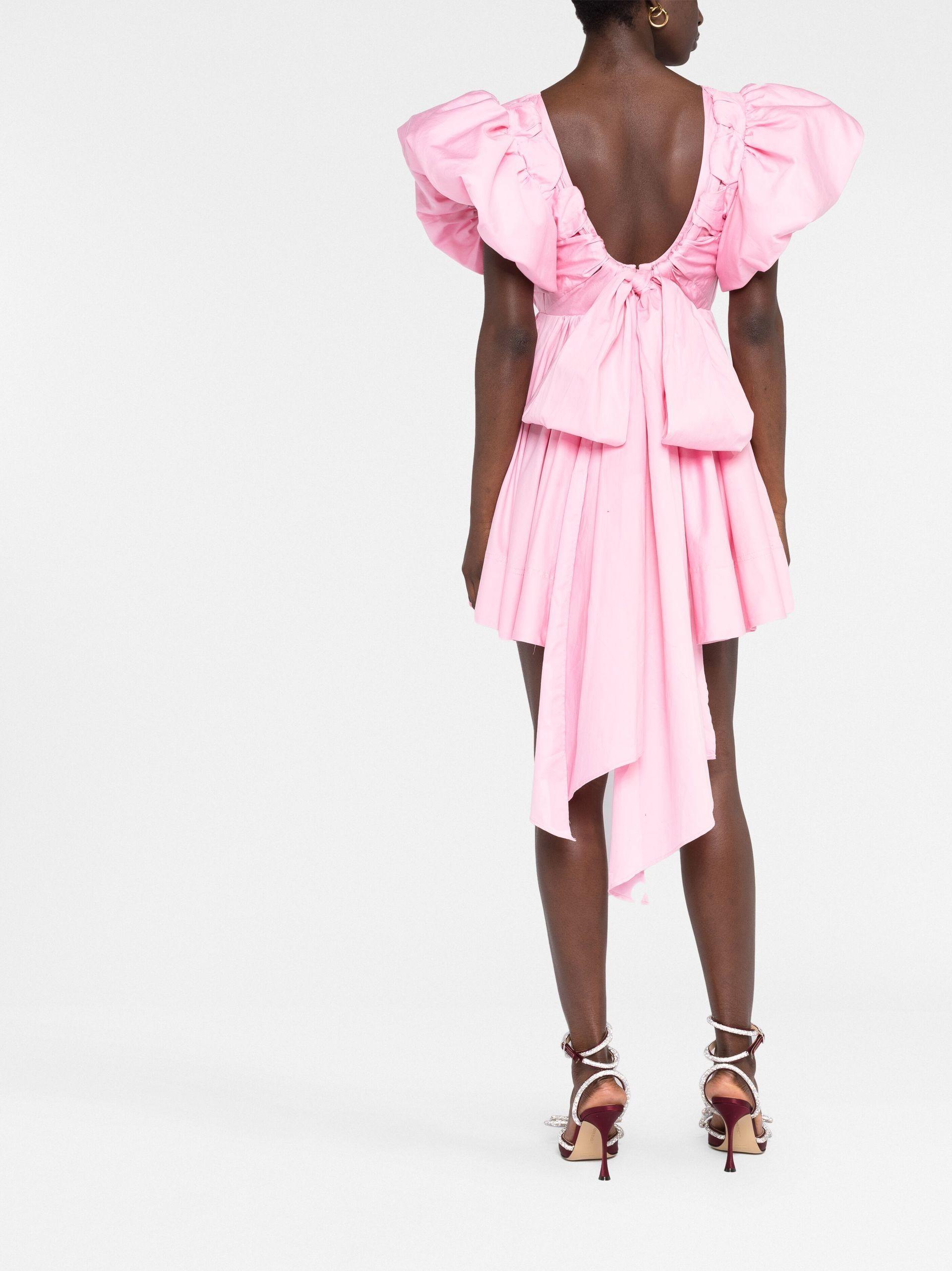 Aje. Gretta Flared Mini Dress in Pink | Lyst