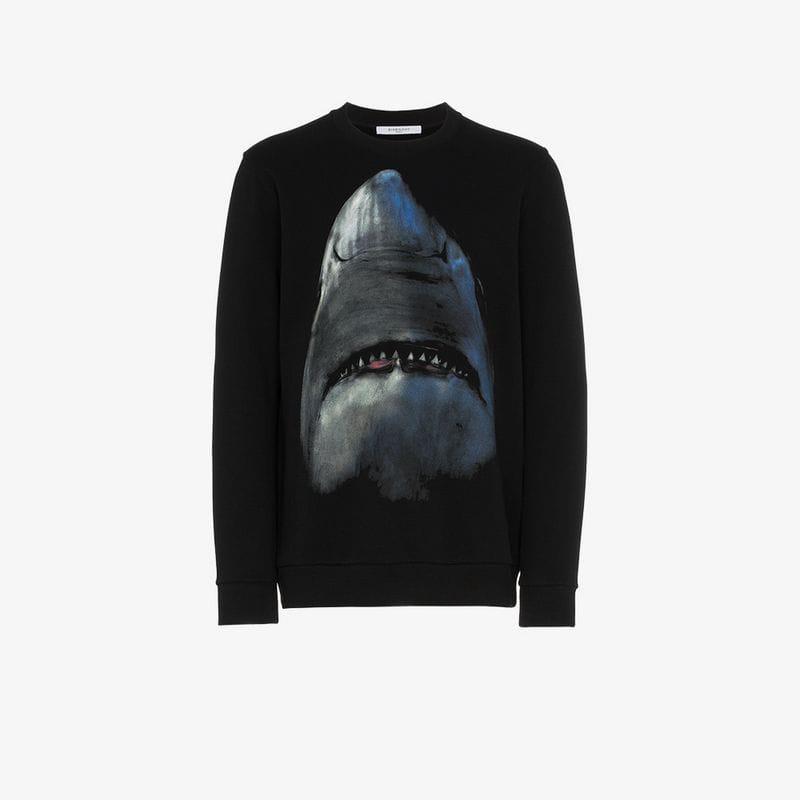 givenchy shark sweatshirt