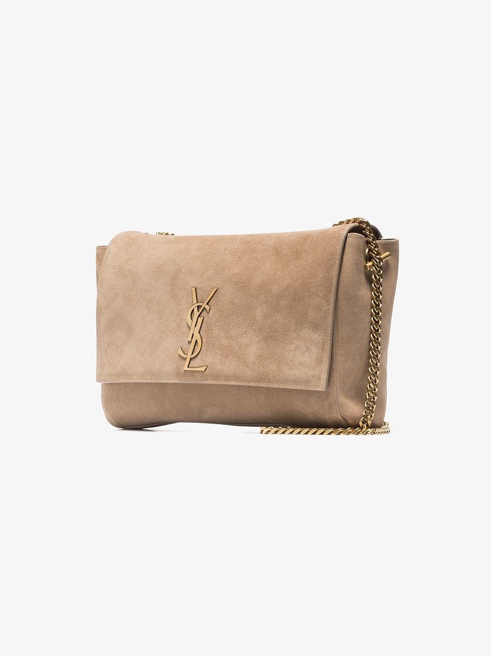 Solférino leather handbag Saint Laurent Beige in Leather - 33965204