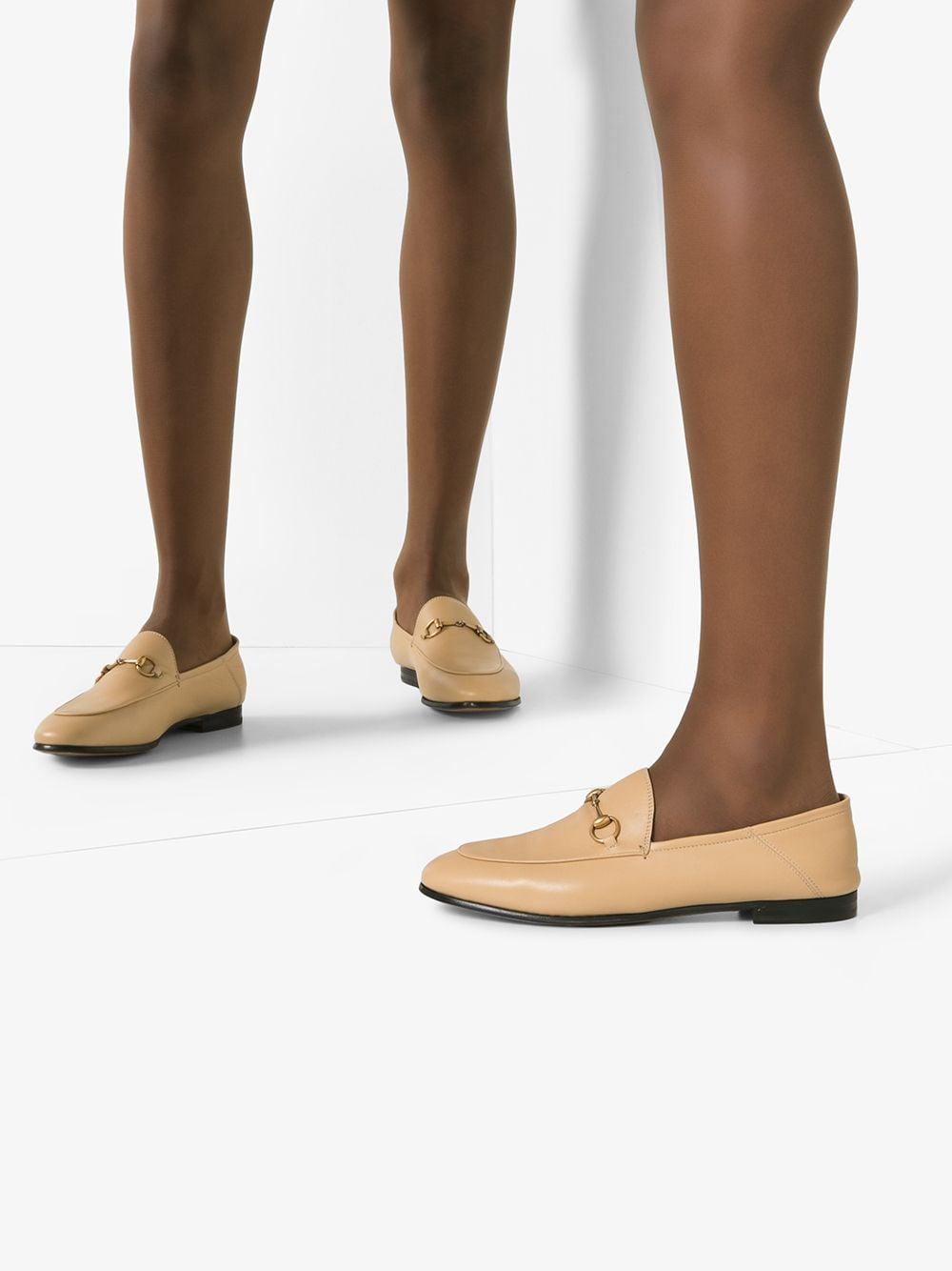 Gucci brixton loafer beige sales