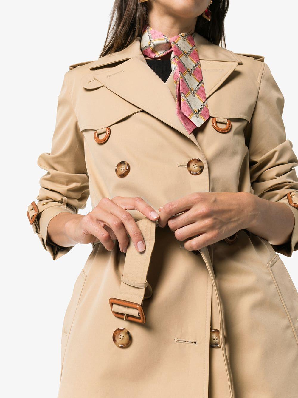 the short islington trench coat