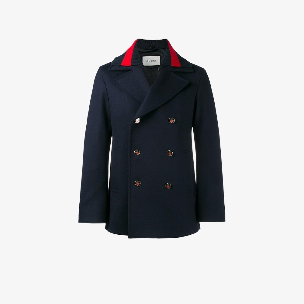 mens gucci peacoat