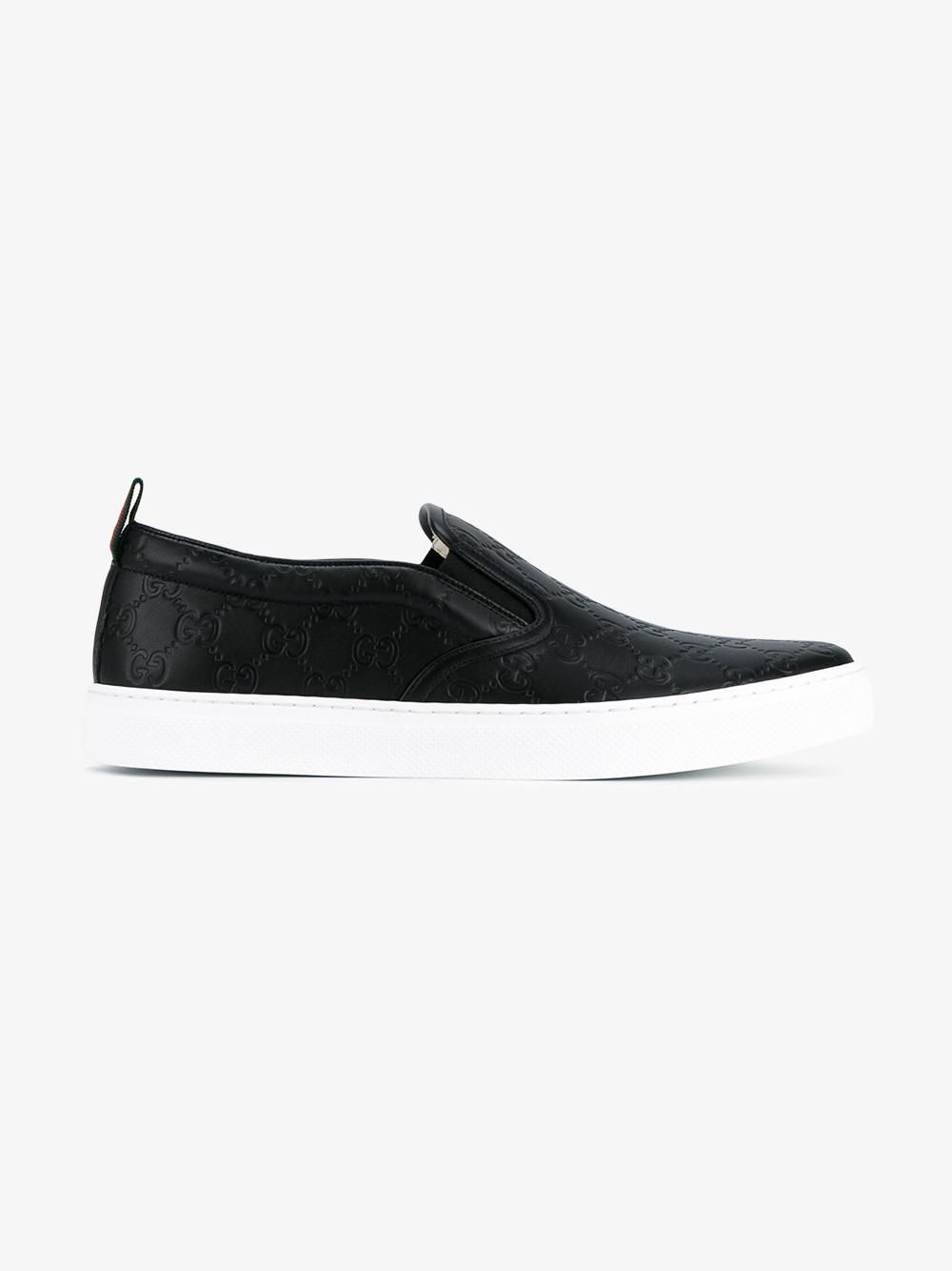 gucci slip on black
