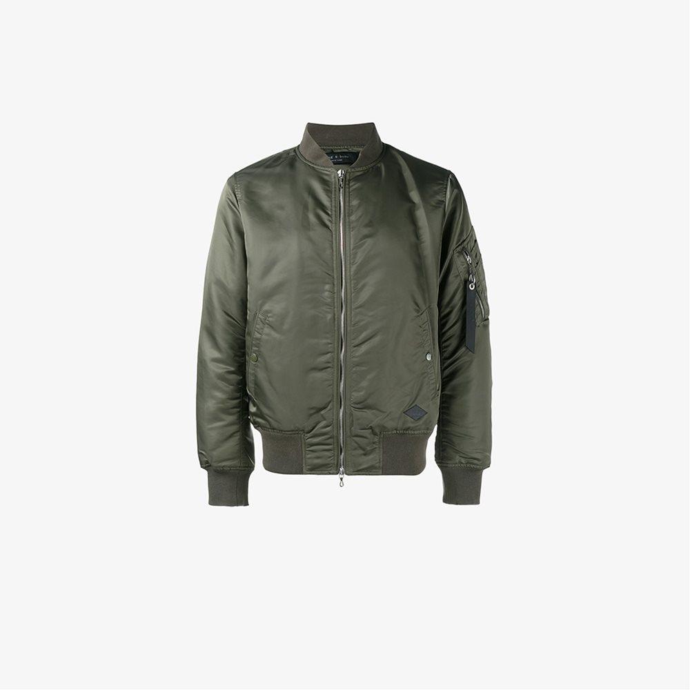Lyst Rag & Bone Bomber Jacket in Green for Men