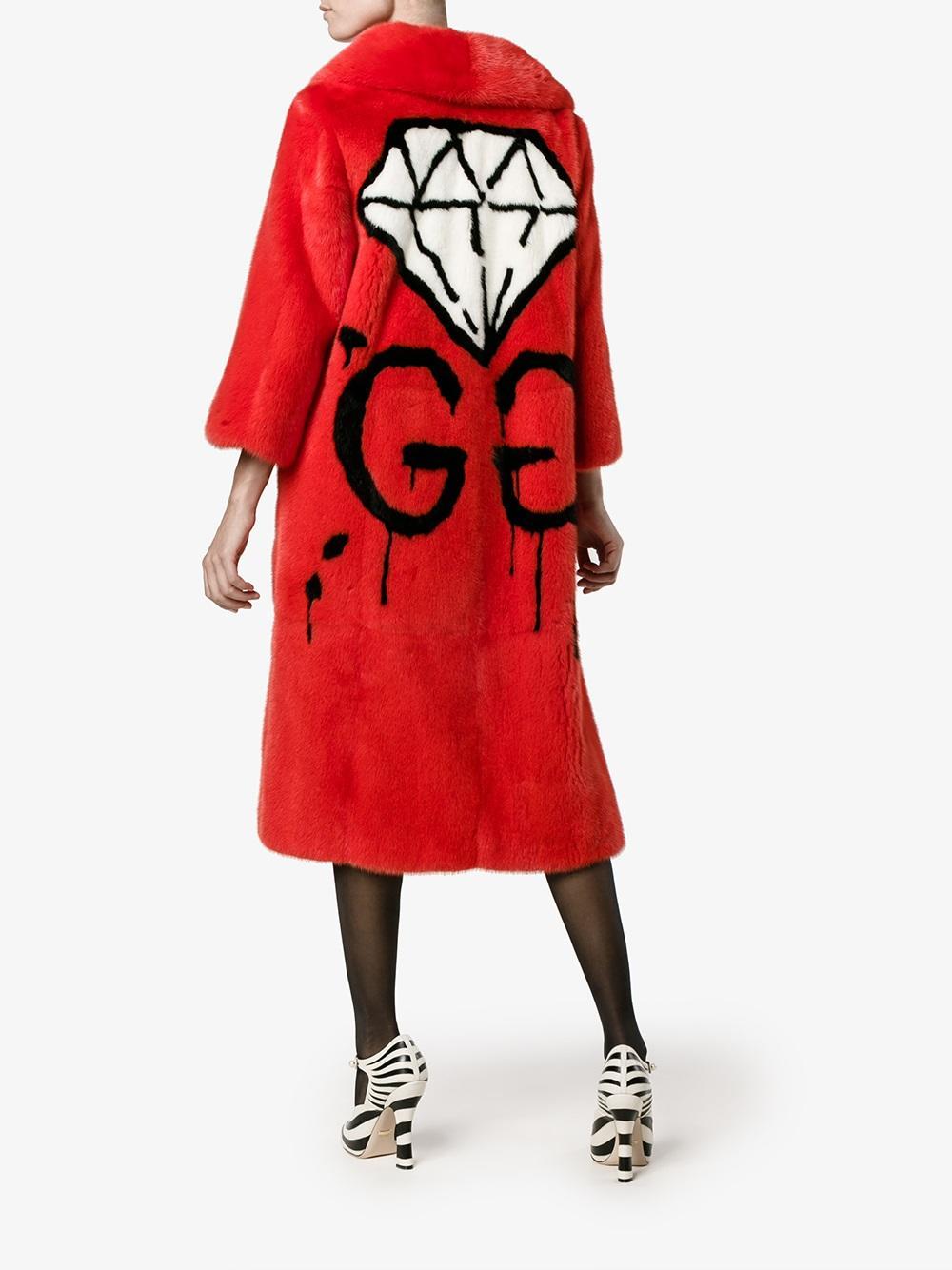 gucci red coat