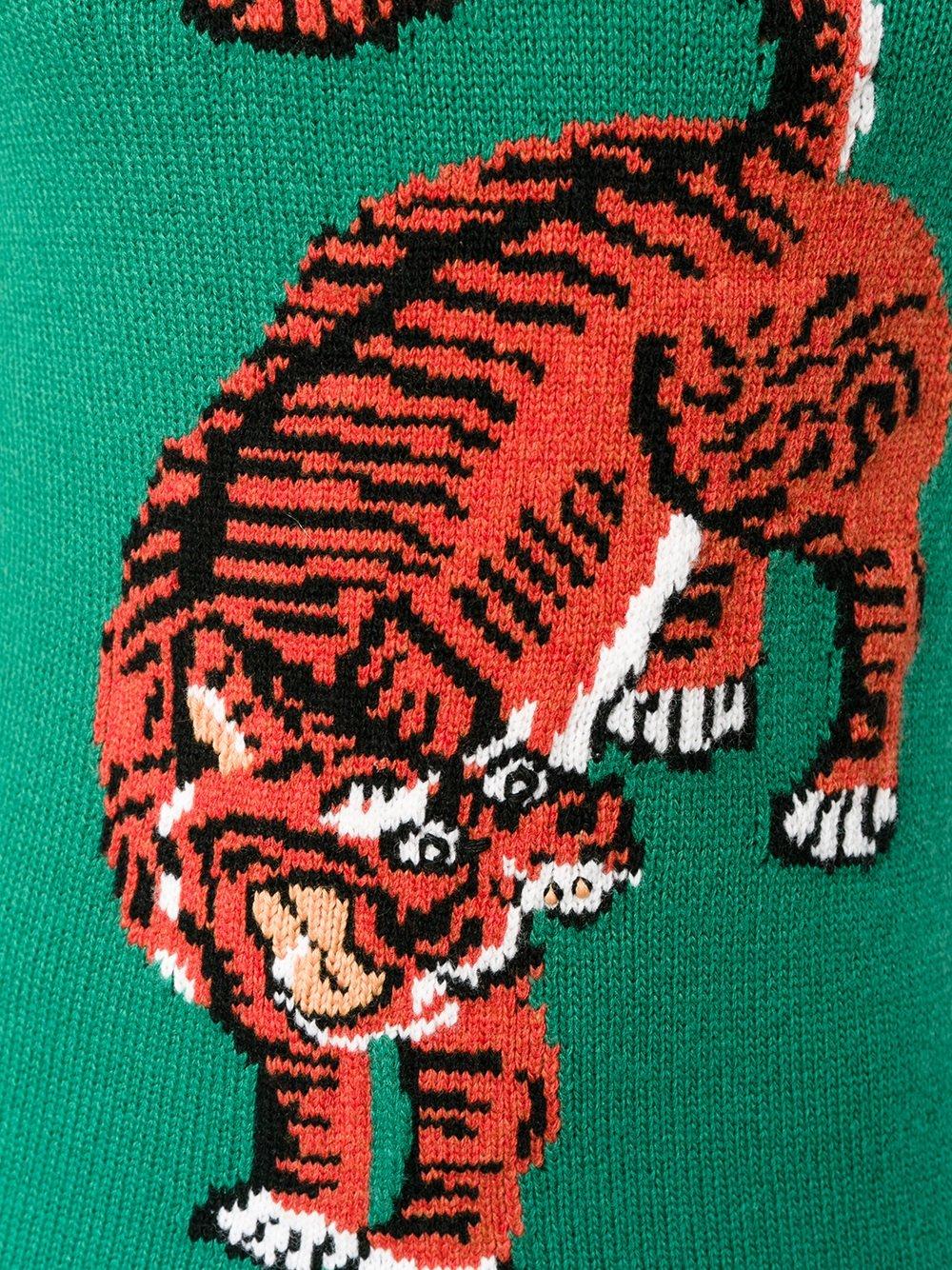 Gucci Tiger Intarsia Wool Sweater - Farfetch