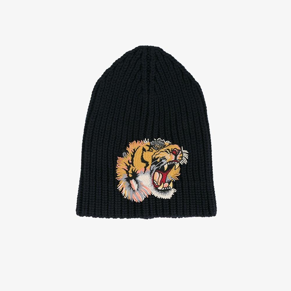 Gucci Tiger Beanie in (Blue) for Men - Lyst