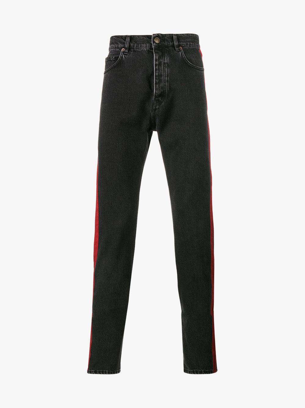 Balenciaga Denim - Paint Stripe Jeans - Men - Cotton - 29 in Black for Men  - Lyst