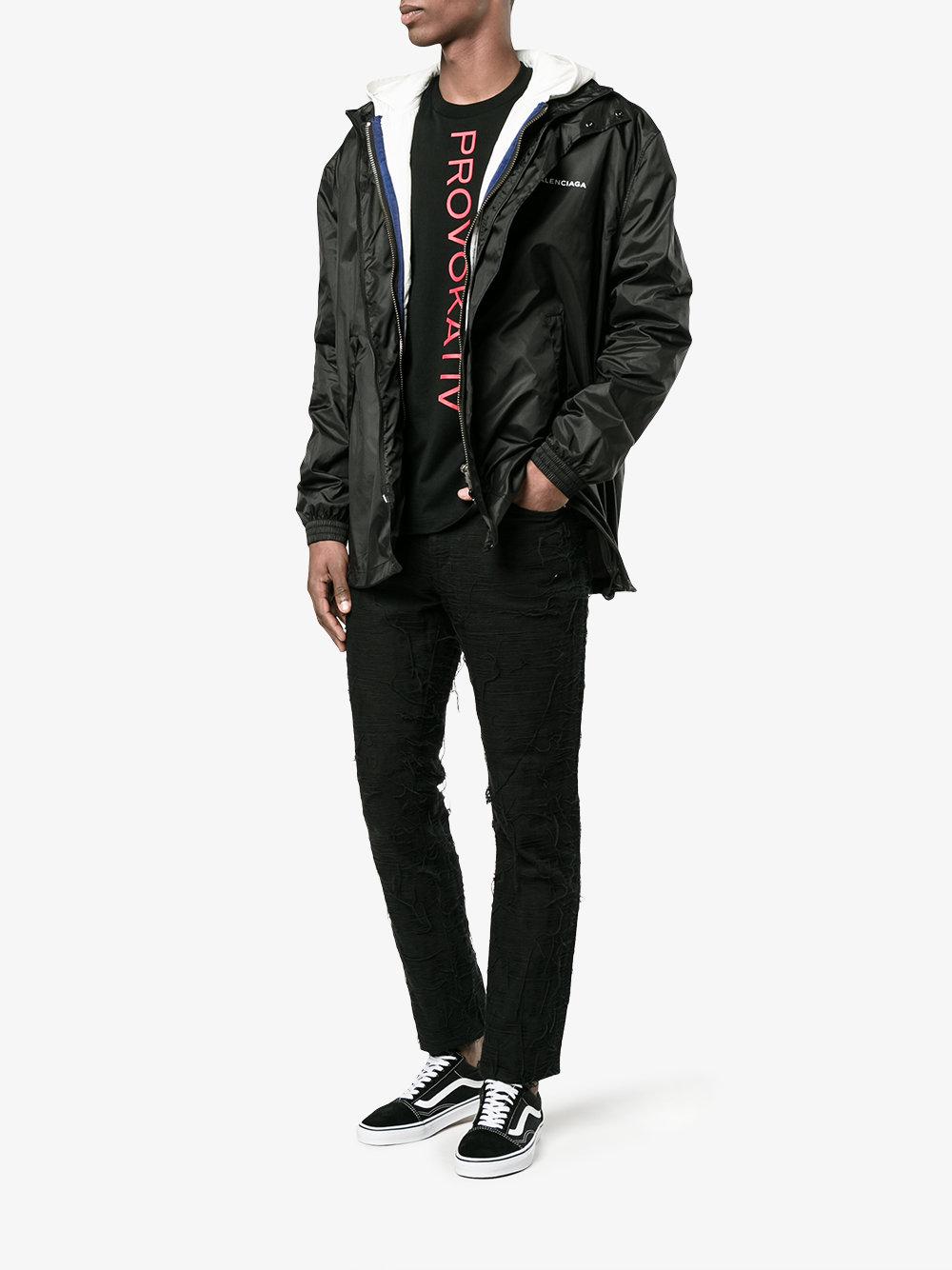 balenciaga windbreaker mens