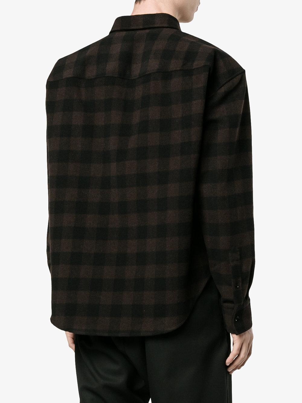 Balenciaga - Check Flannel Shirt - Men - Polyamide/polyester/wool - 41 ...