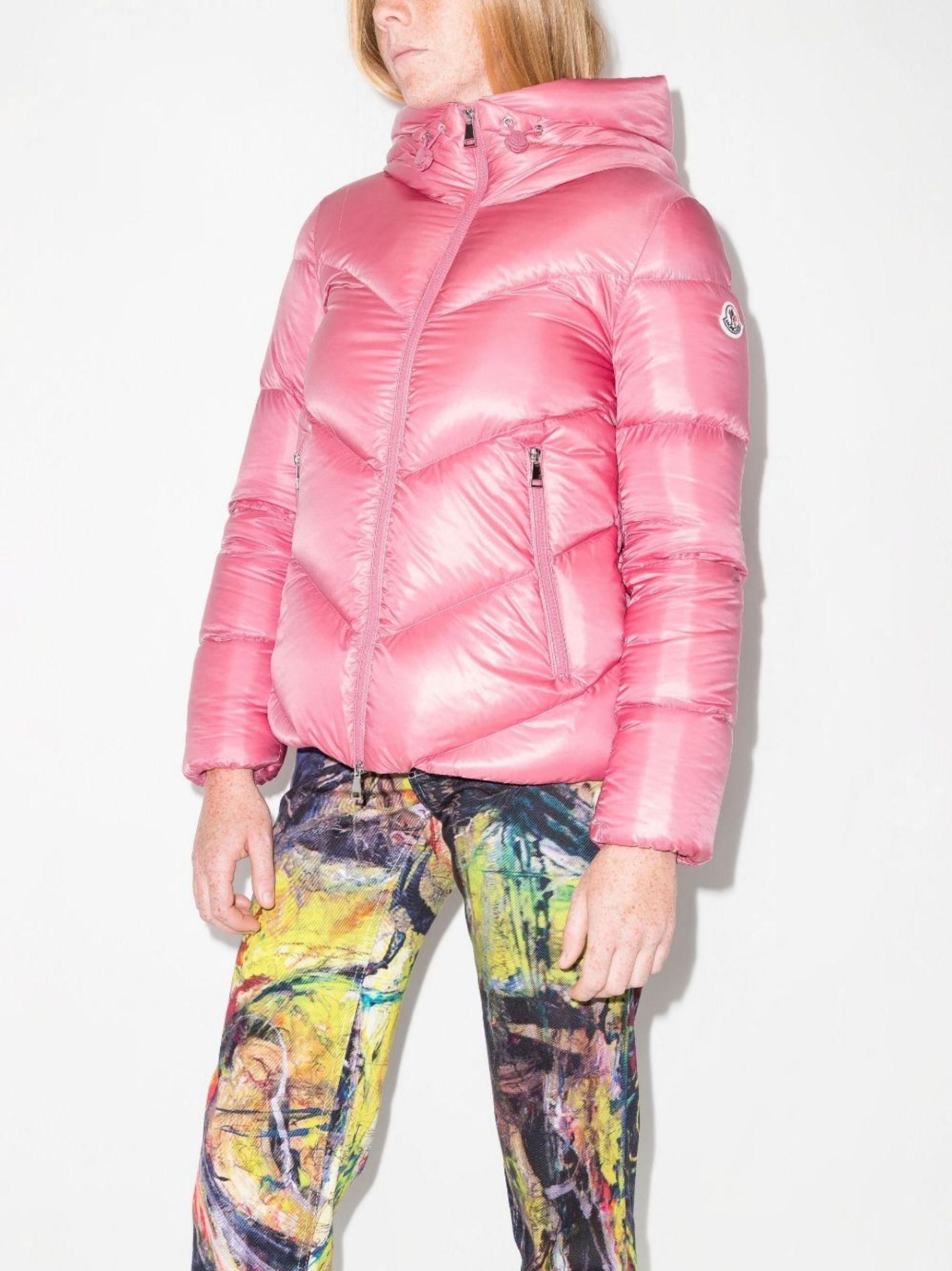 Moncler Chambon Quilted Puffer Jacket in Pink | Lyst
