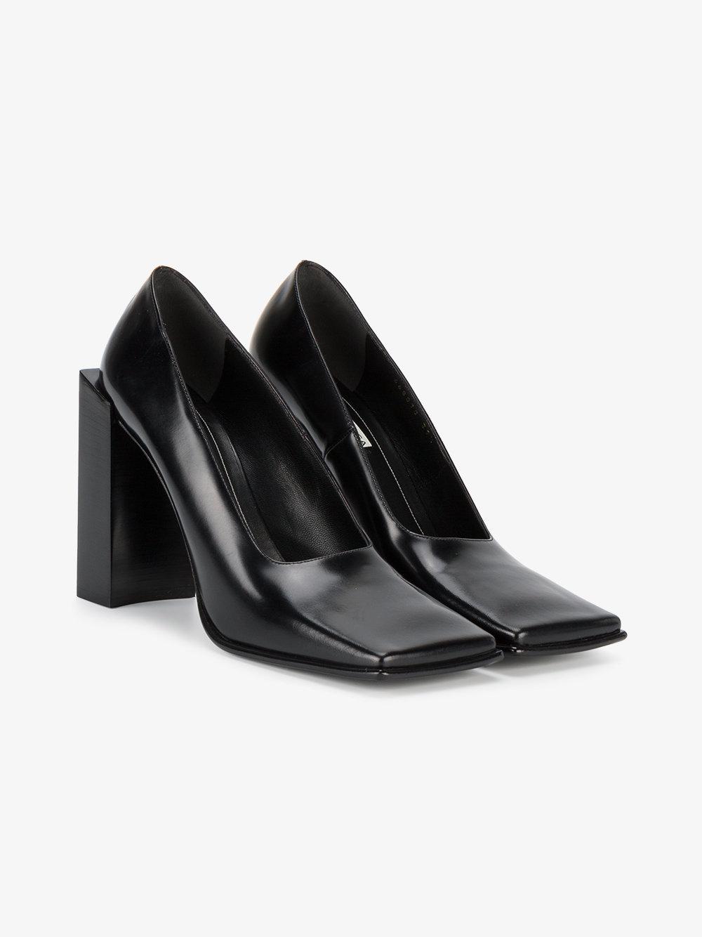 Balenciaga - Square Toe Pumps - Women - Leather - 40 in Black | Lyst