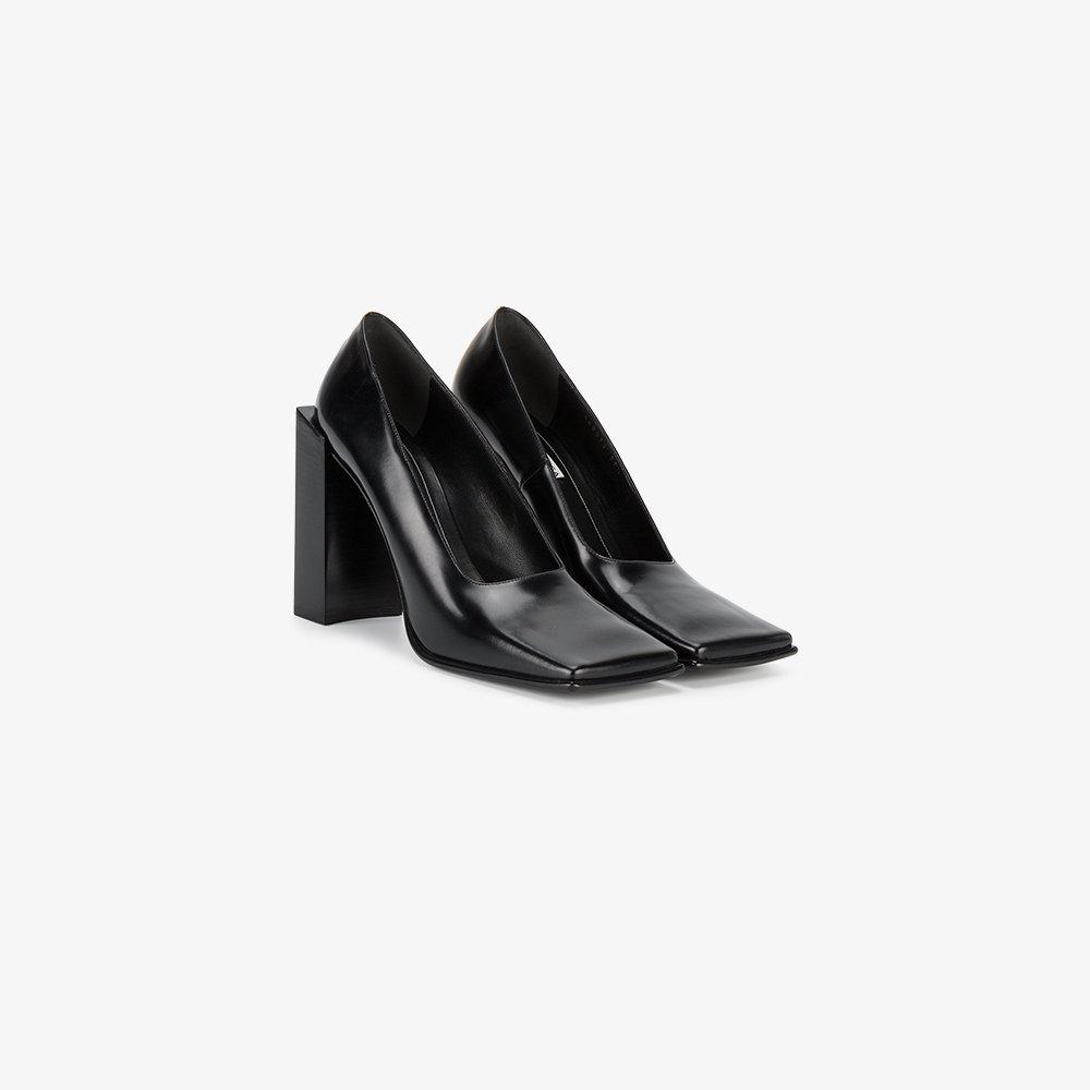 Balenciaga - Square Toe Pumps - Women - Leather - 40 in Black | Lyst