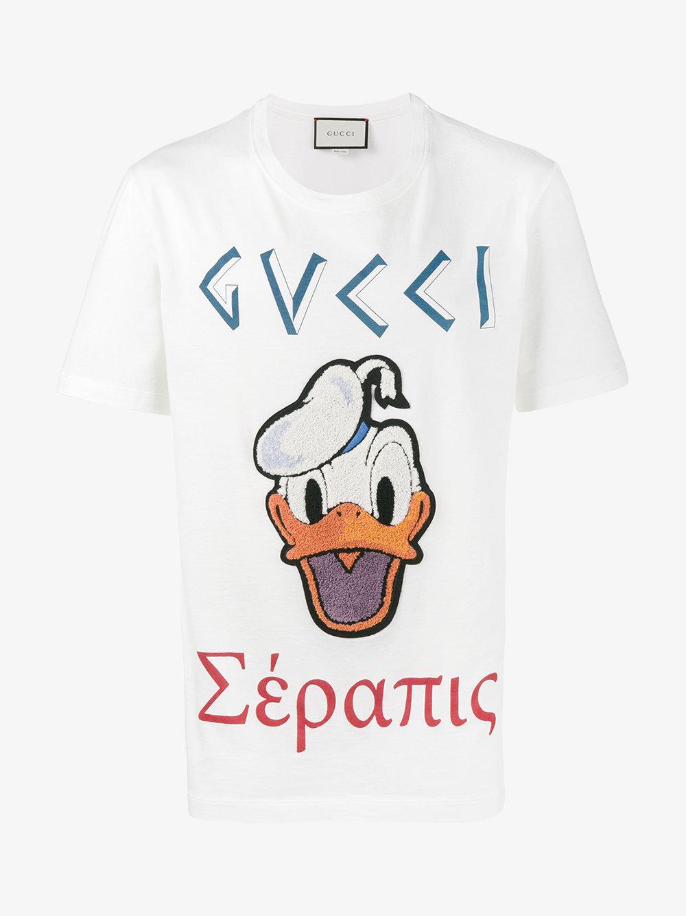 donald duck gucci shirt