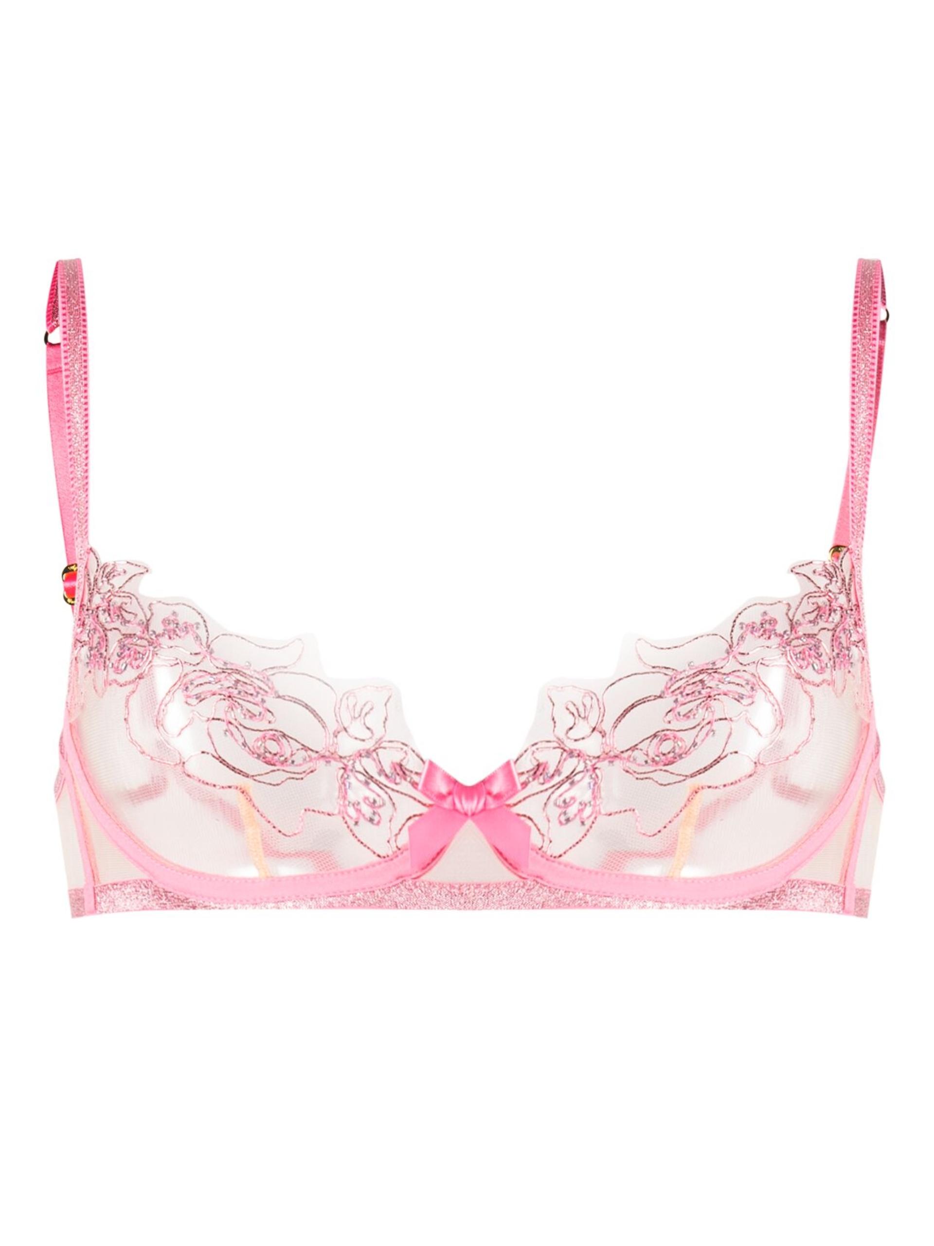 Agent Provocateur Lindie Balconette Bra in Pink | Lyst