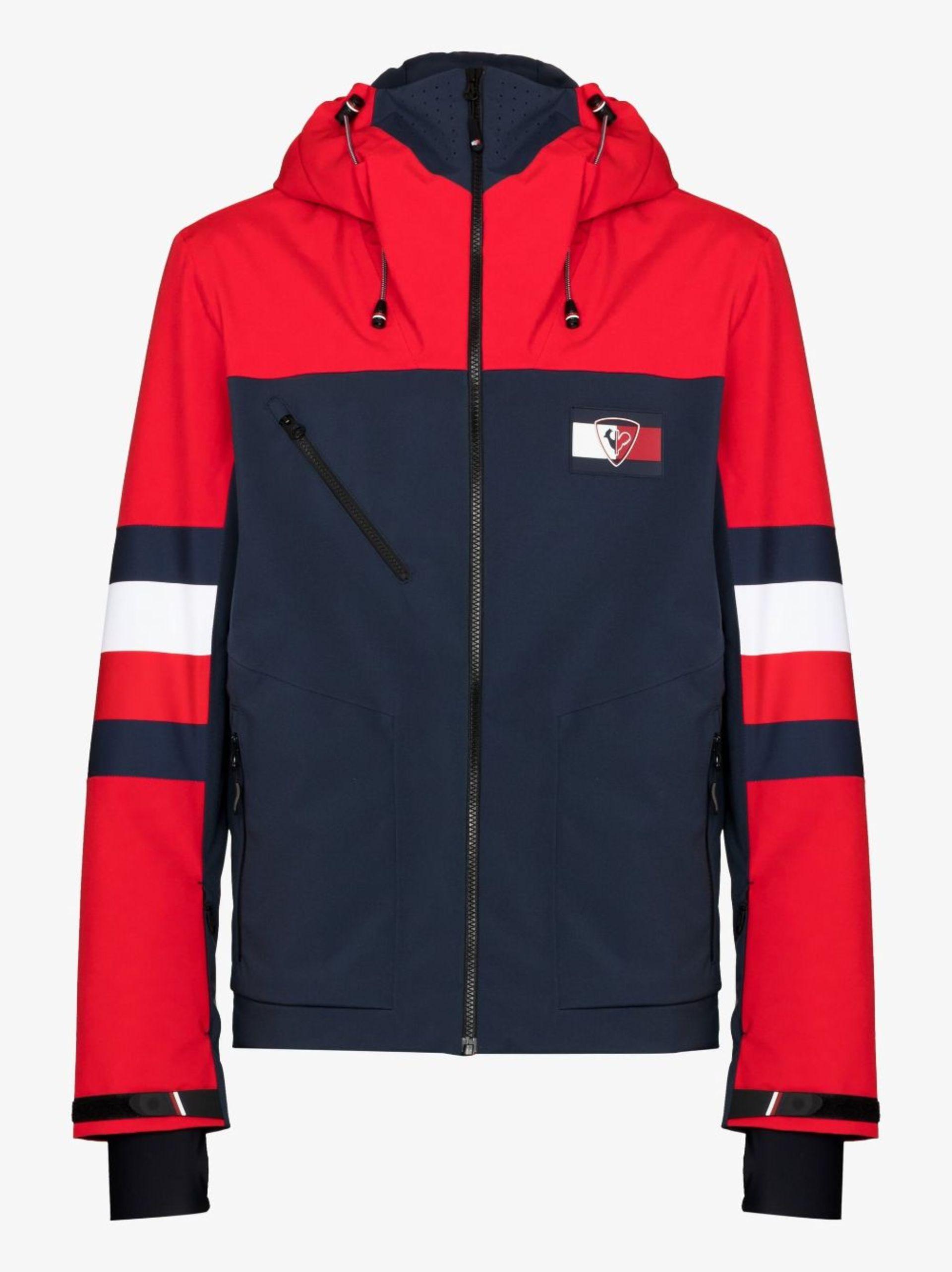 Rossignol X Tommy Hilfiger Navy Hooded Ski Jacket in Red for Men | Lyst