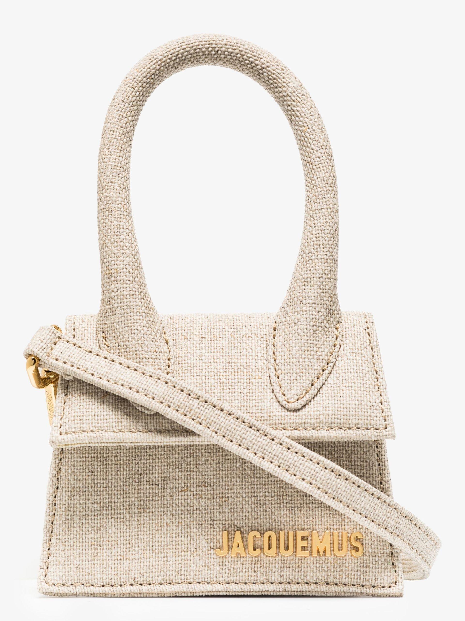 Jacquemus Neutral Le Chiquito Linen Mini Bag in Natural | Lyst