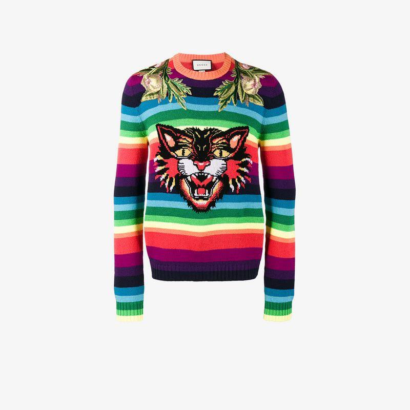 rainbow gucci sweater